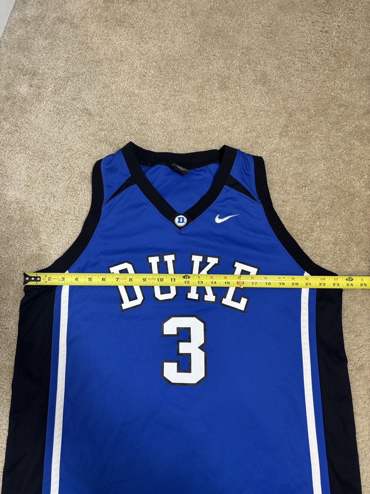 Nike Vintage Nike Team Elite Duke Blue Devils Basketball Jersey 3 Size US XL / EU 56 / 4 - 5 Thumbnail
