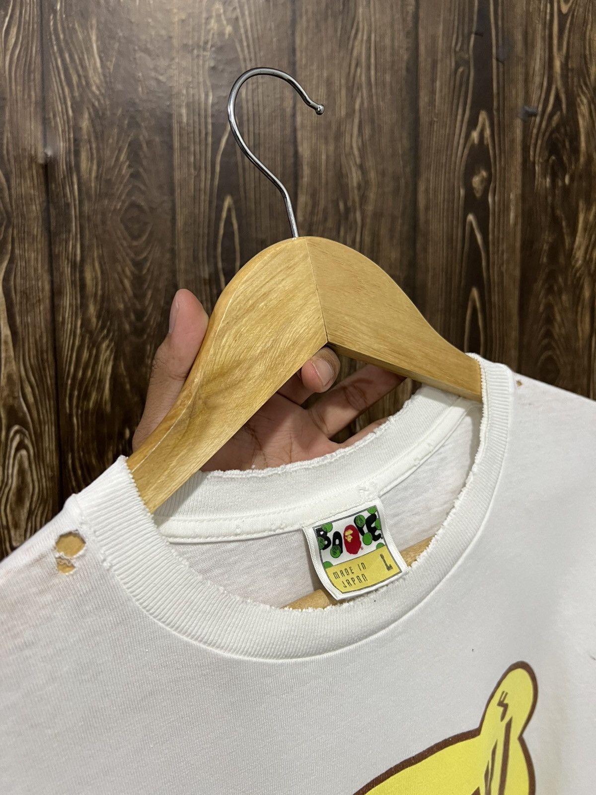 Bape Vintage A Bathing Ape Bape Teriyaki Source Distressed Tshirt Size US L / EU 52-54 / 3 - 10 Thumbnail