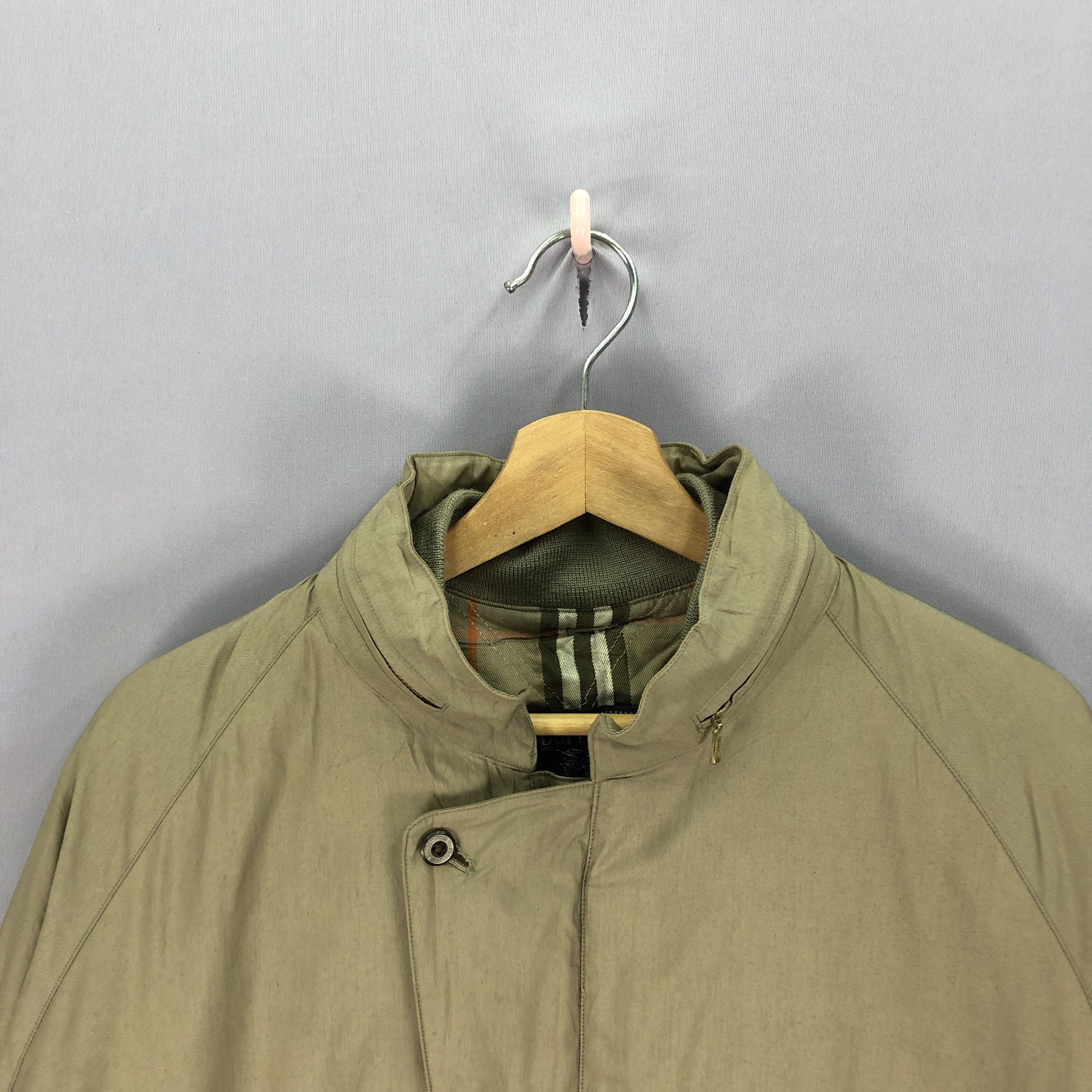 Burberry × Vintage Vintage 90s Burberry Hoodie Faded Zipper Jackets Size US L / EU 52-54 / 3 - 4 Thumbnail