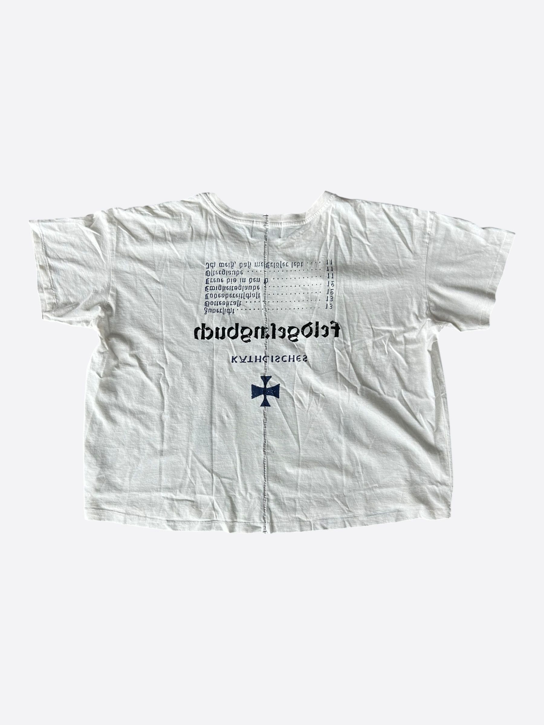 Enfants Riches Deprimes White & Black Katholisches Toothbrush T-Shirt Size US L / EU 52-54 / 3 - 2 Thumbnail