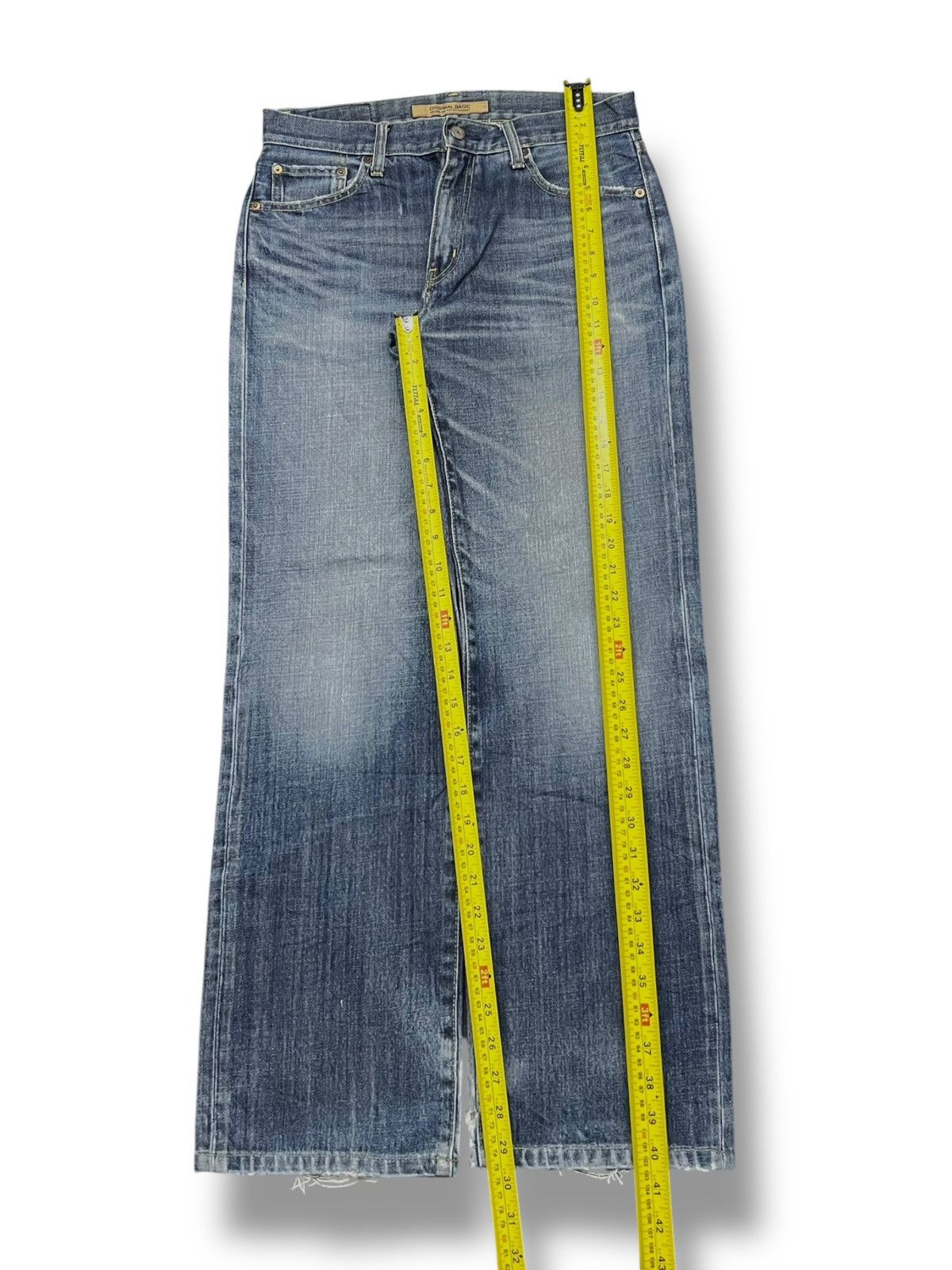 Uniqlo Loose Vintage Uniqlo S-002 Original Basic - Faded Wash Jeans Size US 32 / EU 48 - 15 Thumbnail