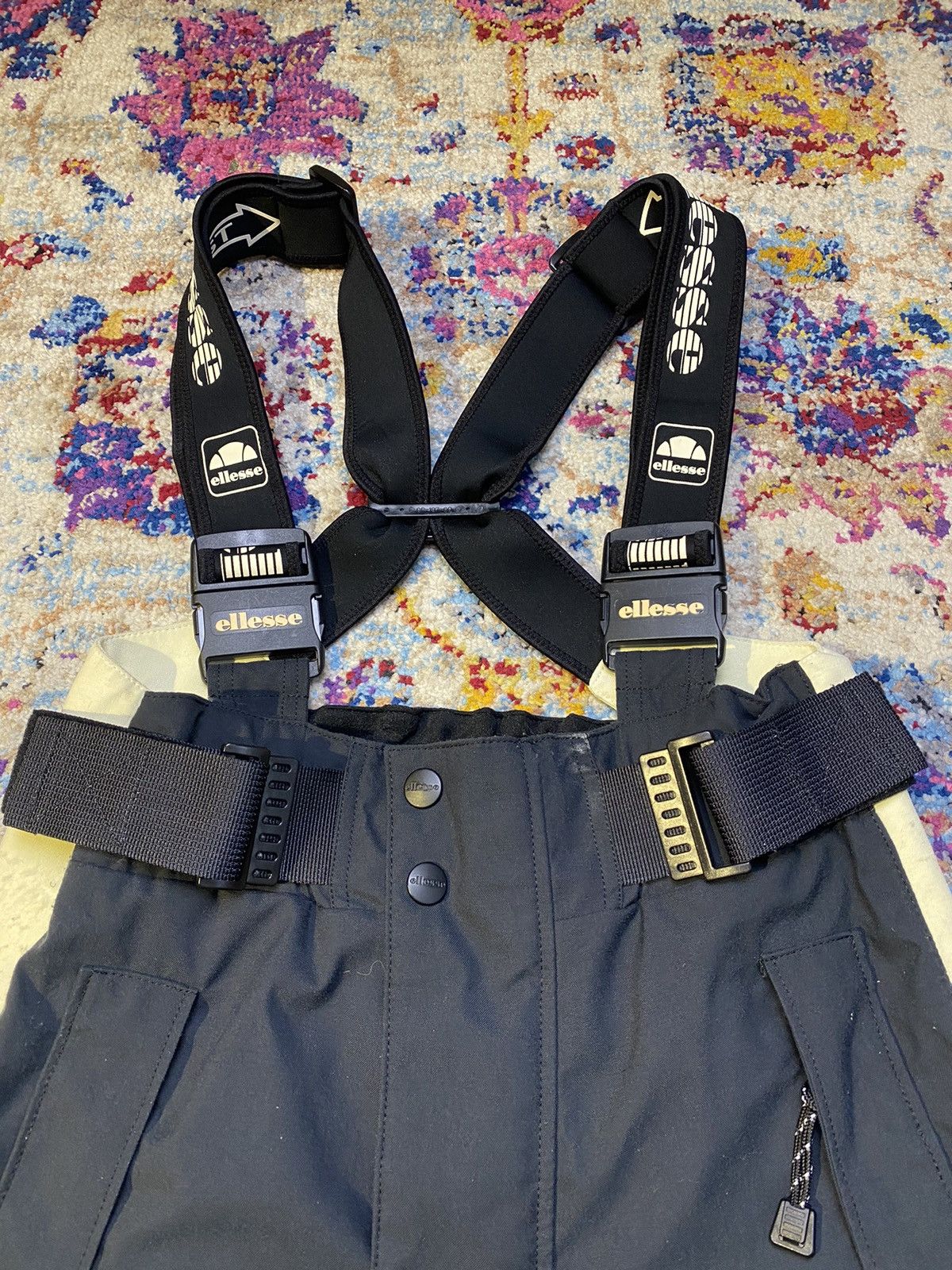 Ellesse × Vintage 90s Ellesse Gore-Tex Recco Adjustable Ski Pants Size US 33 - 2 Thumbnail
