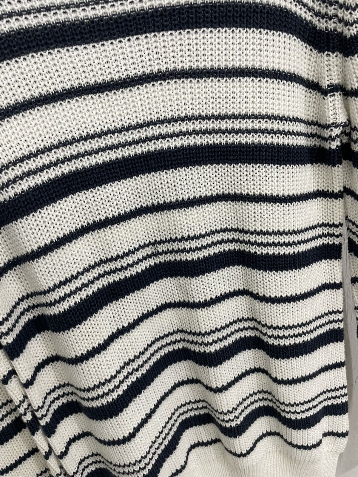 GOSTAR DE FUGA Gostar De Fuga Stripe GOA Tassi Assymetrical Style Knitwear Size US L / EU 52-54 / 3 - 7 Thumbnail