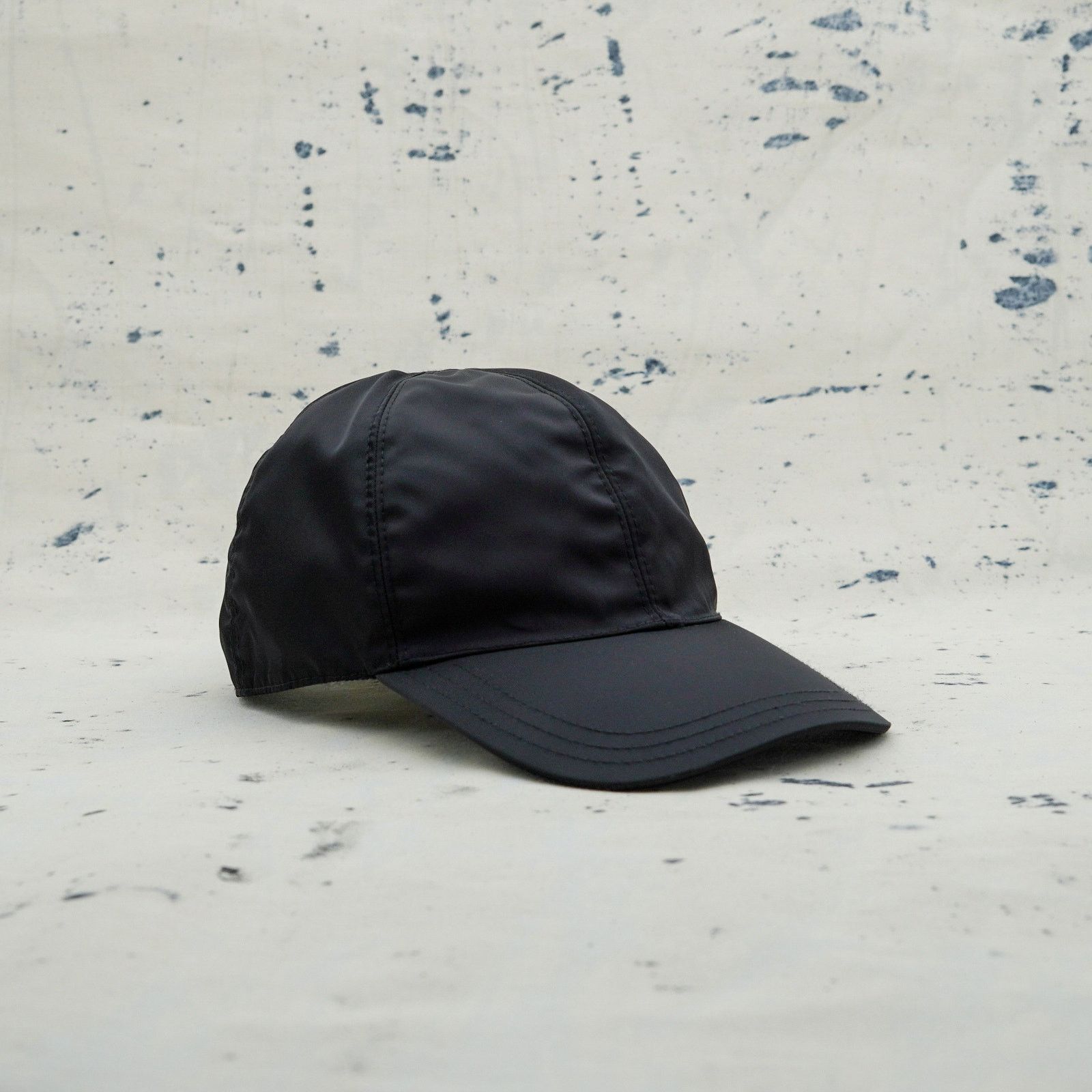 Prada Vintage prada milano black tab logo nylon baseball cap hat Size ONE SIZE - 1 Thumbnail