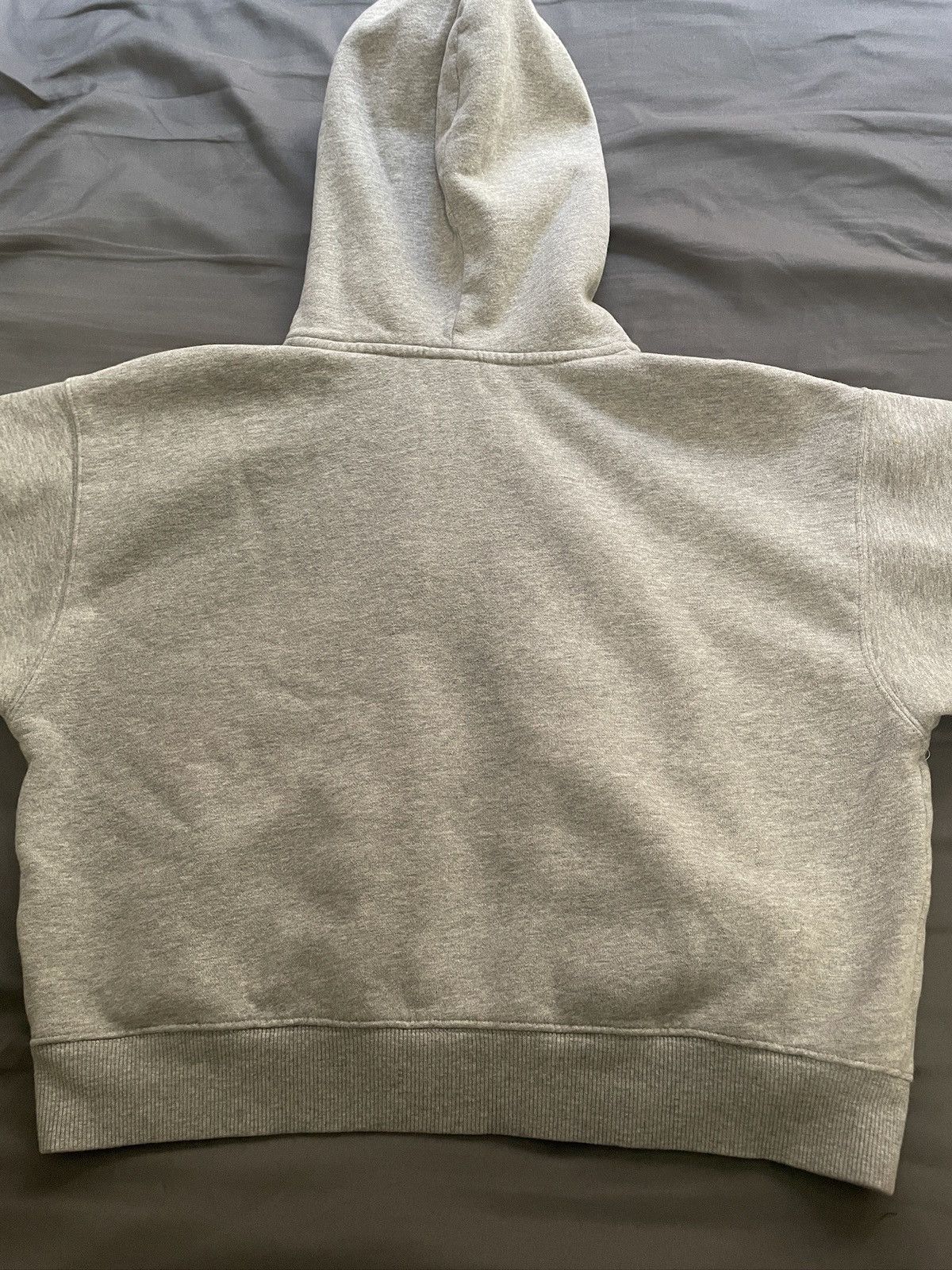 Aritzia Aritzia TNA Cropped Grey Zip-Up XS Cozy Fleece Size XS / US 0-2 / IT 36-38 - 2 Thumbnail