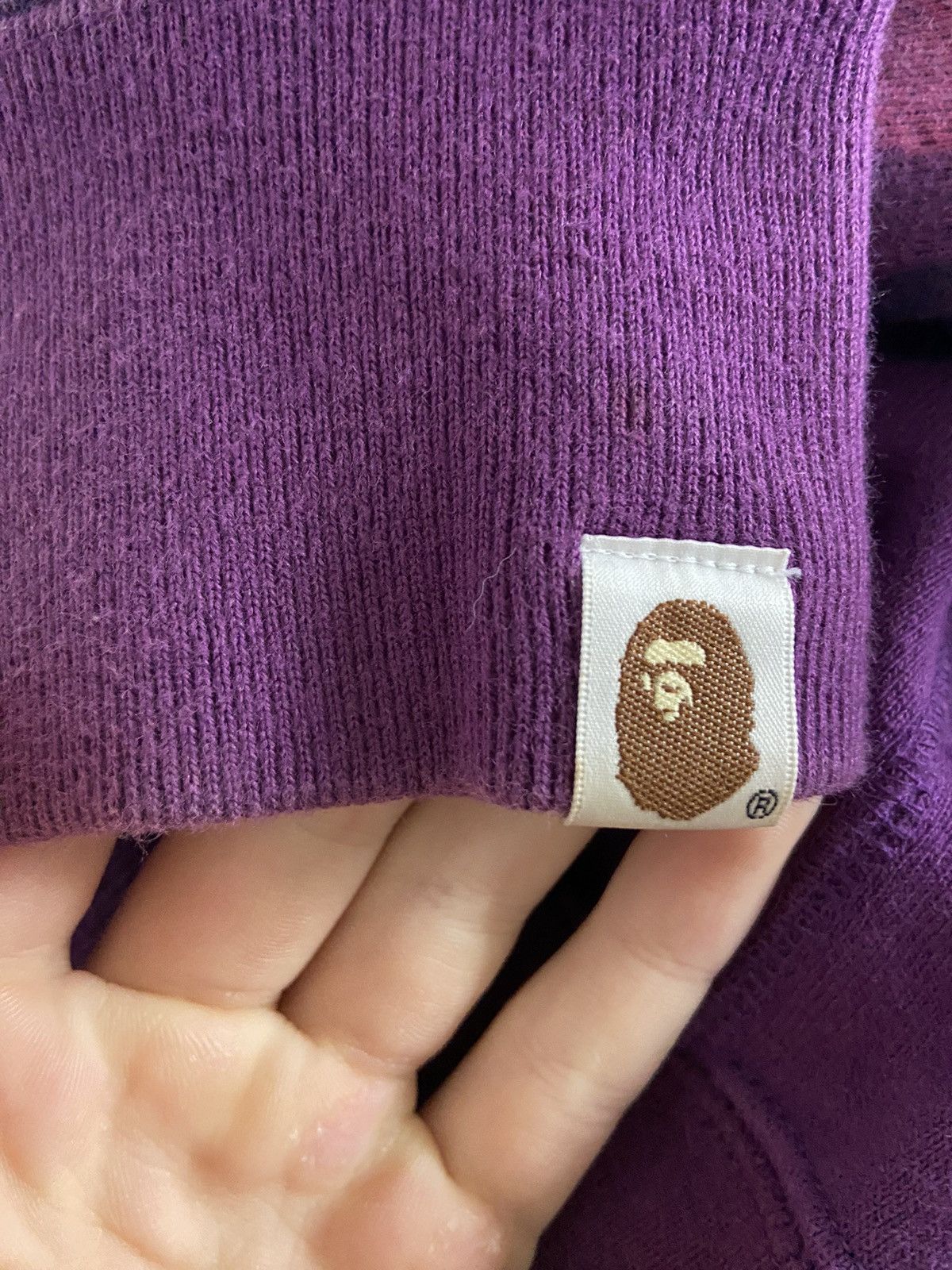 Bape Bape shark Purple camo hoodie Size US M / EU 48-50 / 2 - 5 Thumbnail