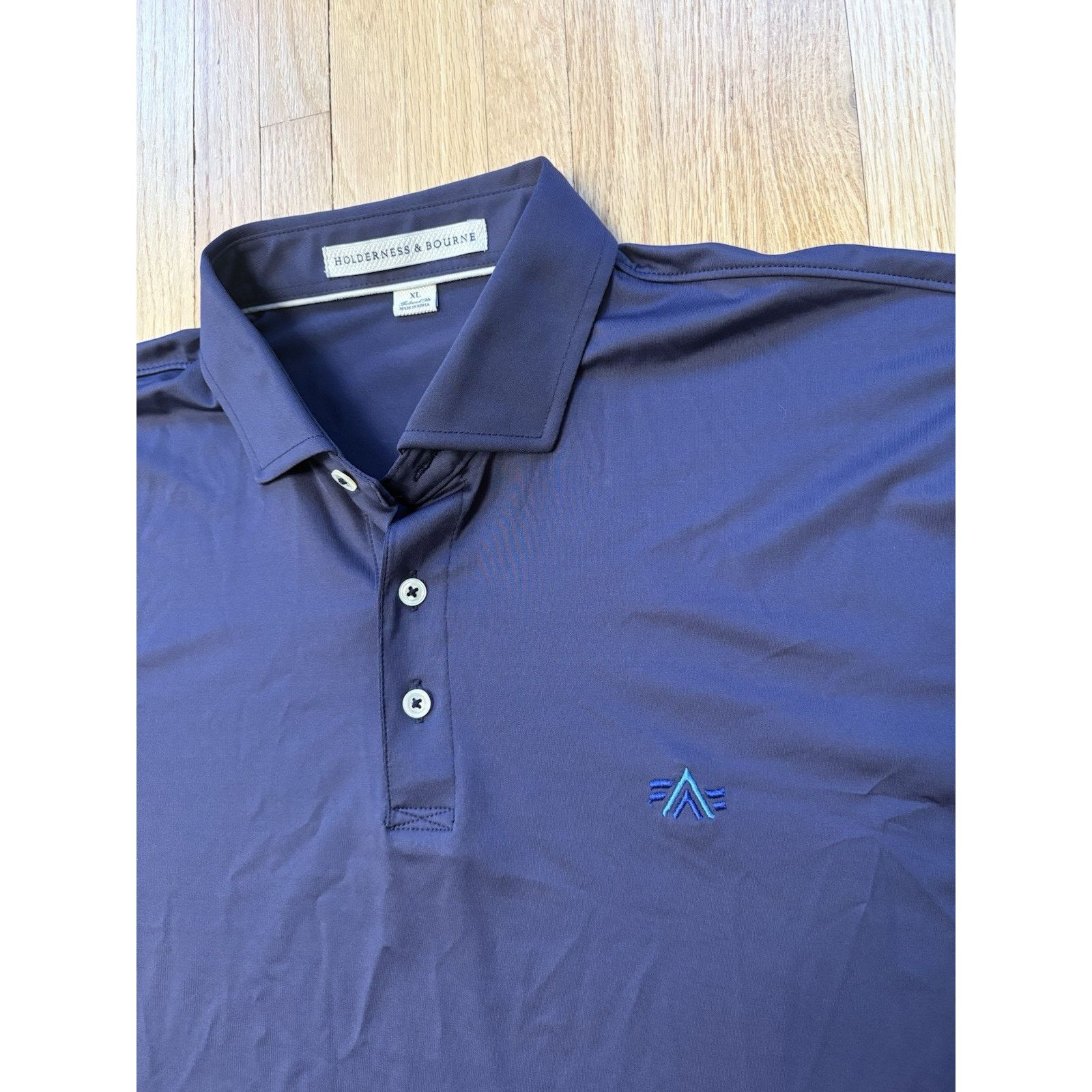 Other Holderness & Bourne Shirt Adult XL Blue Logo Men’s Golf Polo Size US XL / EU 56 / 4 - 4 Thumbnail