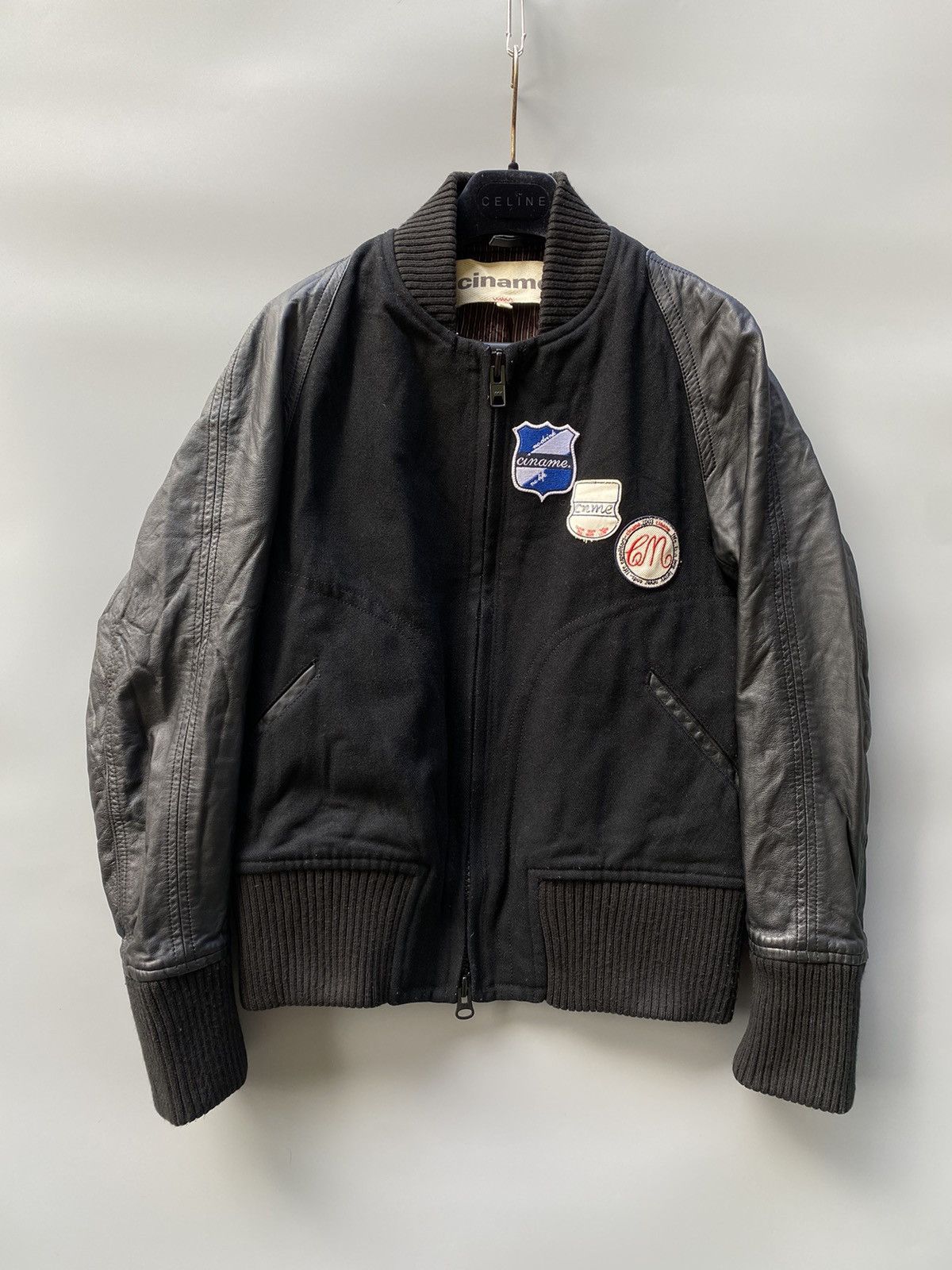 Japanese Brand Ciname Patched Bomber Jacket Size US XS / EU 42 / 0 - 1 Thumbnail