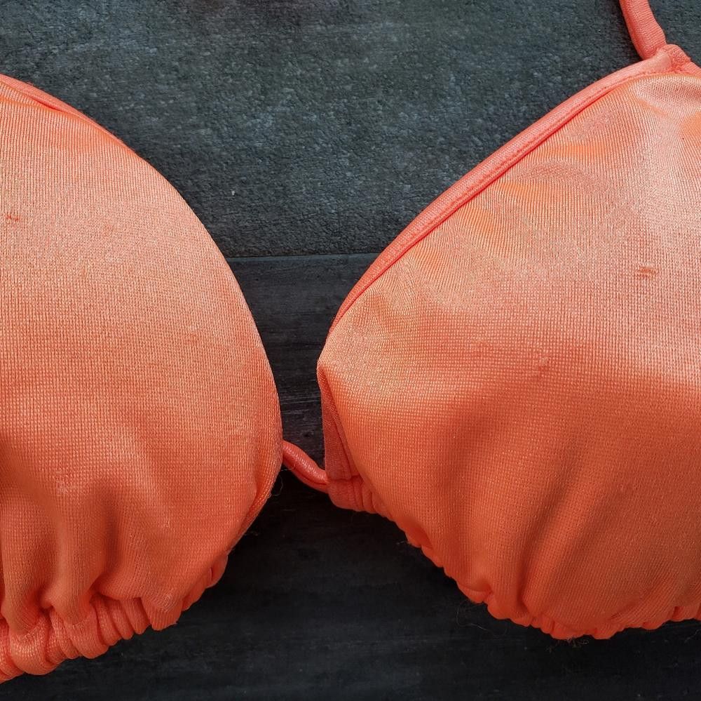 Designer Orange Neon BodyZone Bikini Top Size ONE SIZE - 3 Thumbnail