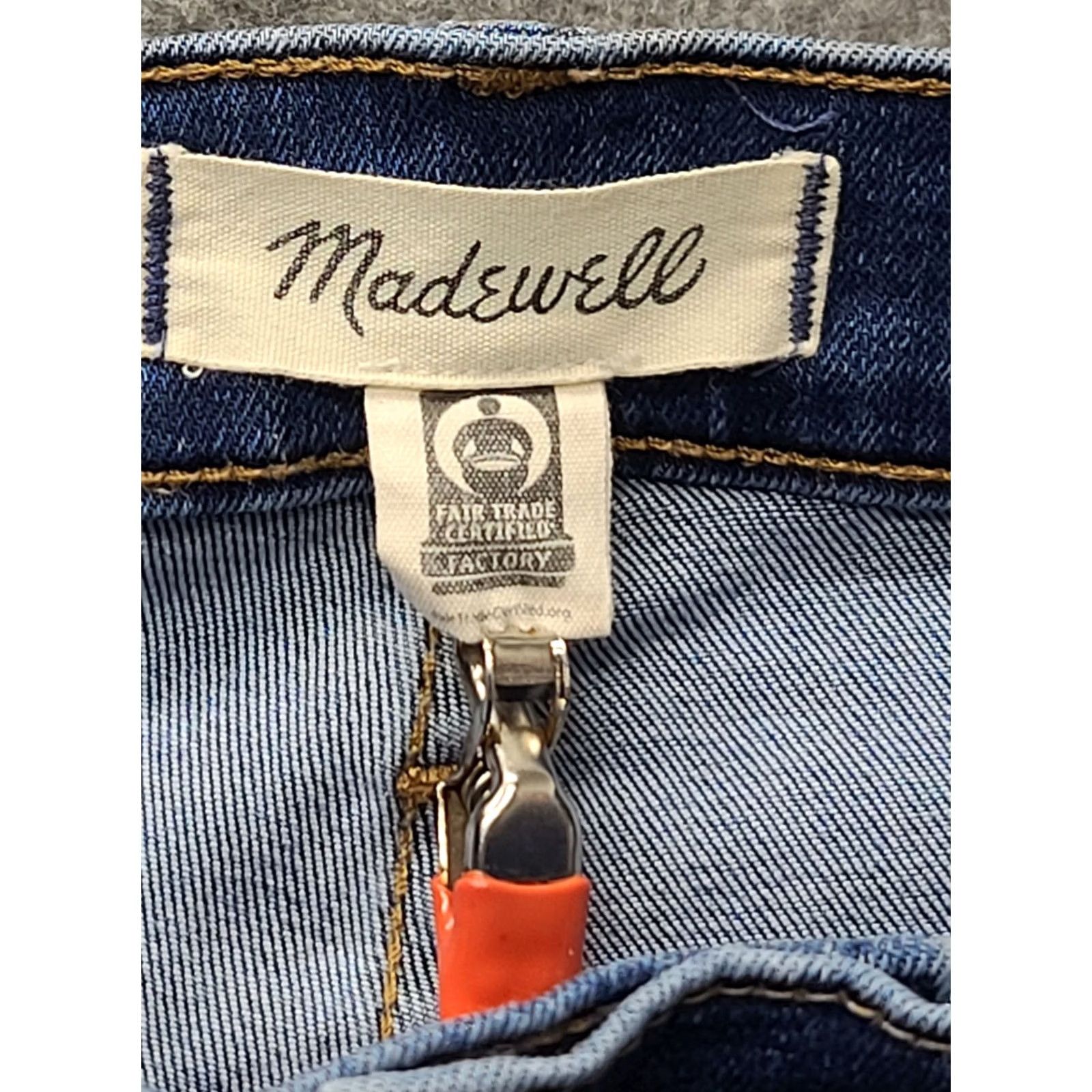 Madewell Madewell Jeans Women’s 27 Slim High Rise Skinny Button Fly Stretch Denim Blue 5-Pocket Inseam 30 Regular Women Jeans Clothing Size 27" / US 4 / IT 40 - 2 Thumbnail