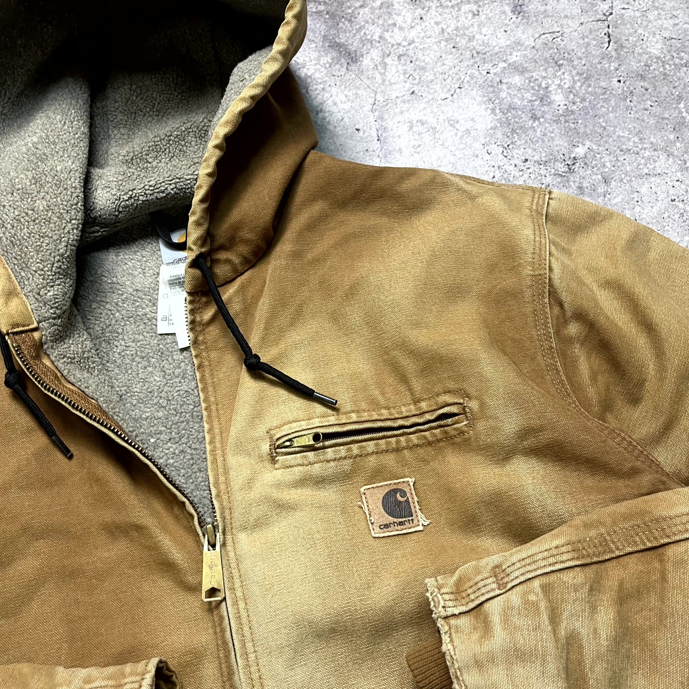 Vintage Carhartt Active Sandstone Sherpa Jacket Size XL