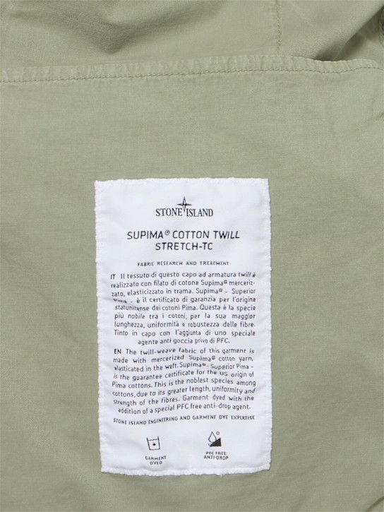 Stone Island o1lsvrm0425 Short Stretch Cotton Parka in Sage Size US L / EU 52-54 / 3 - 6 Thumbnail
