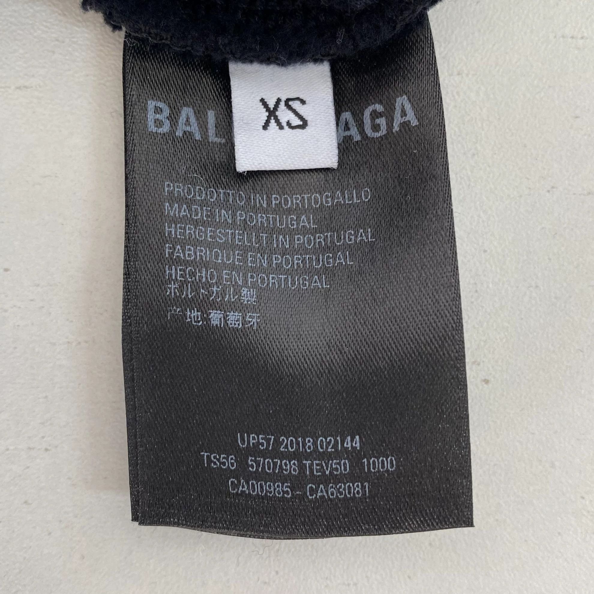 Balenciaga Balenciaga Black Letter Logo Hoodie XS NWT Size US XS / EU 42 / 0 - 8 Thumbnail