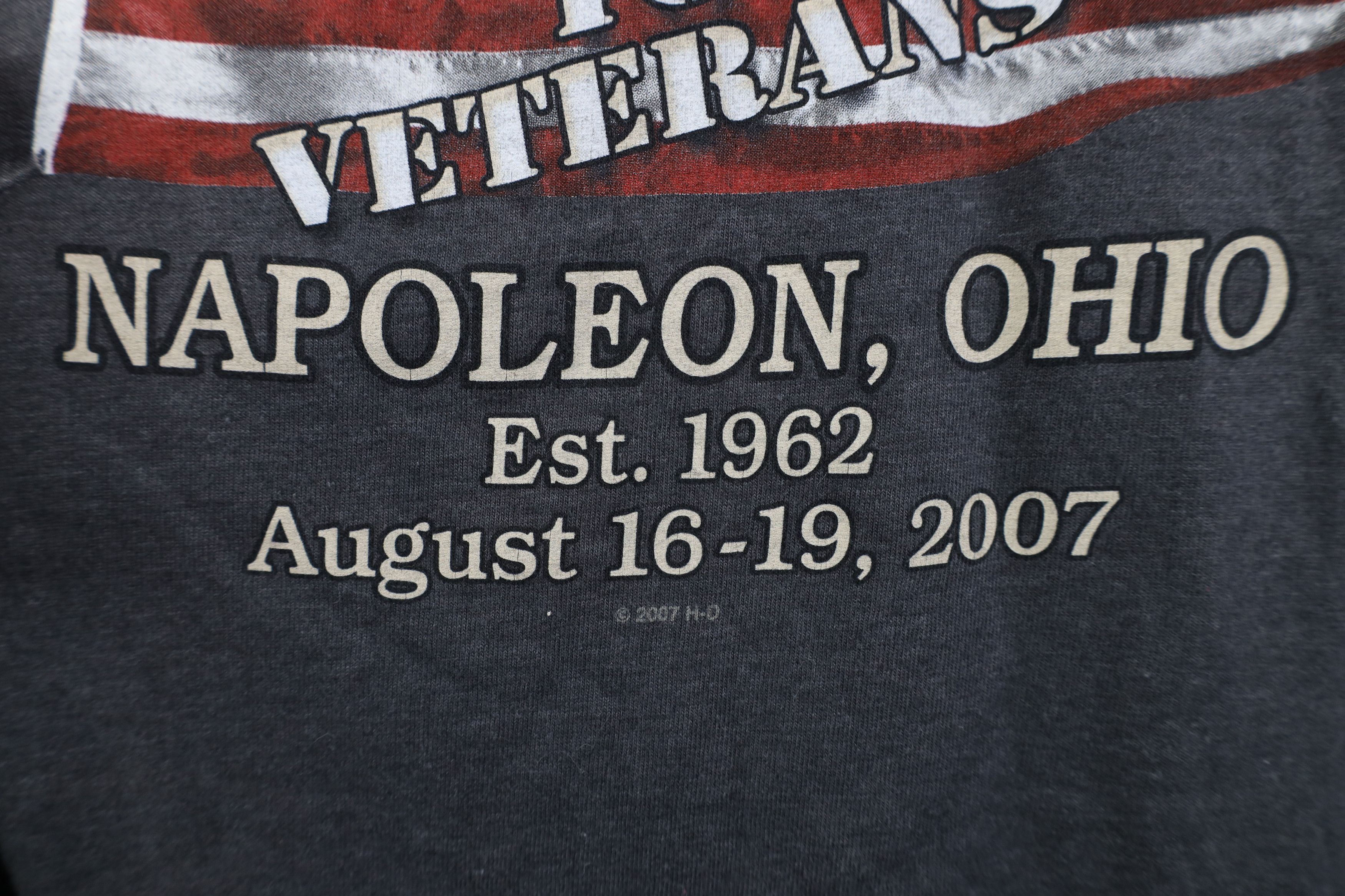 Harley Davidson Vintage Y2K Harley Davidson Ride of Pride T-Shirt Gray USA Size US L / EU 52-54 / 3 - 11 Thumbnail