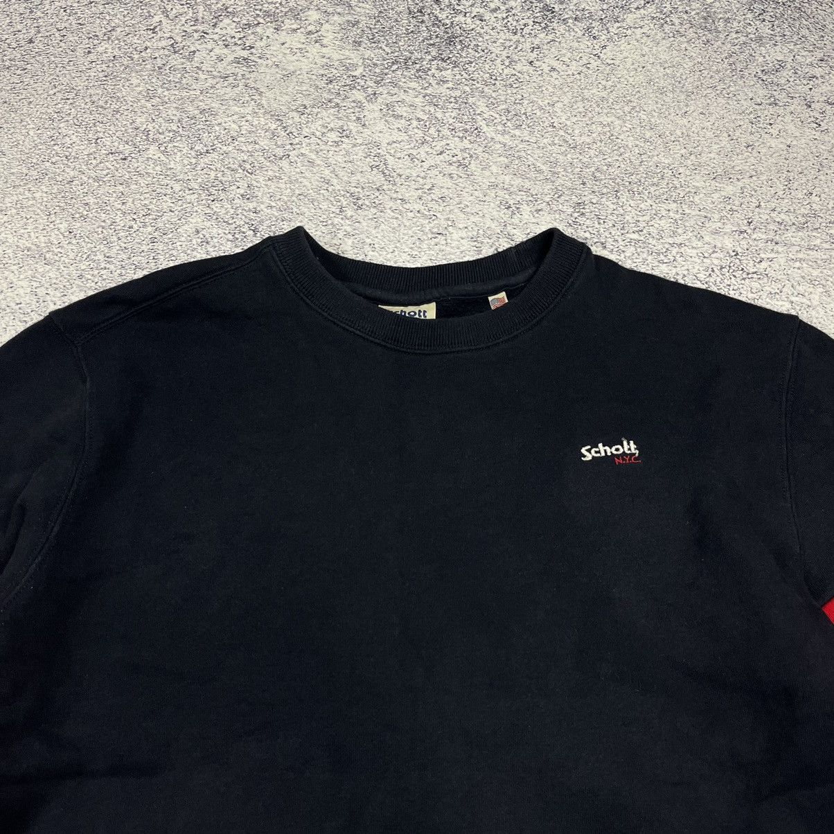 Schott × Vintage Schott vintage sweatshirt box logo Size US L / EU 52-54 / 3 - 3 Thumbnail