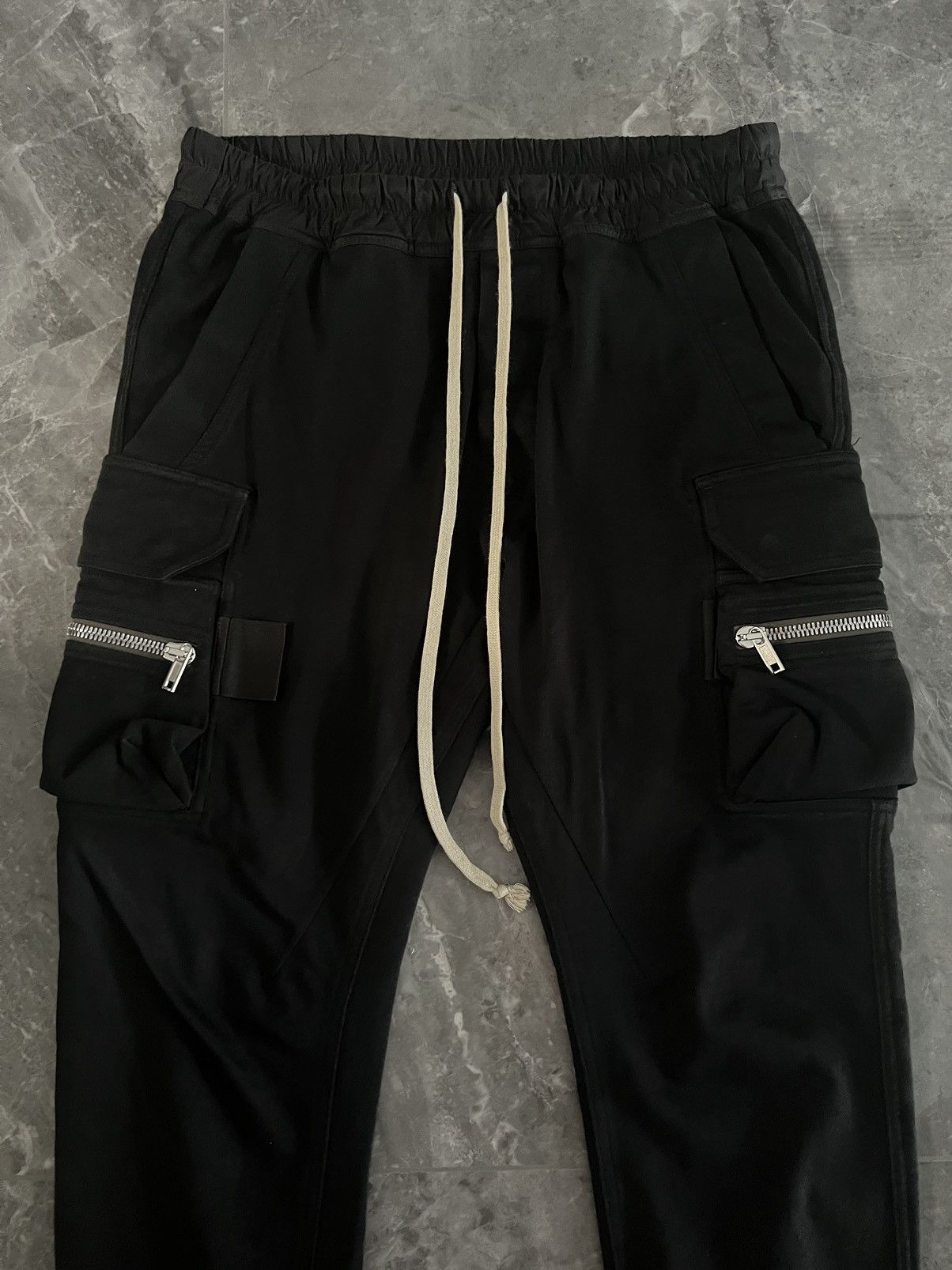 Rick Owens Black Mastodon Cargo Jogger EU52 Size US 34 / EU 50 - 2 Thumbnail