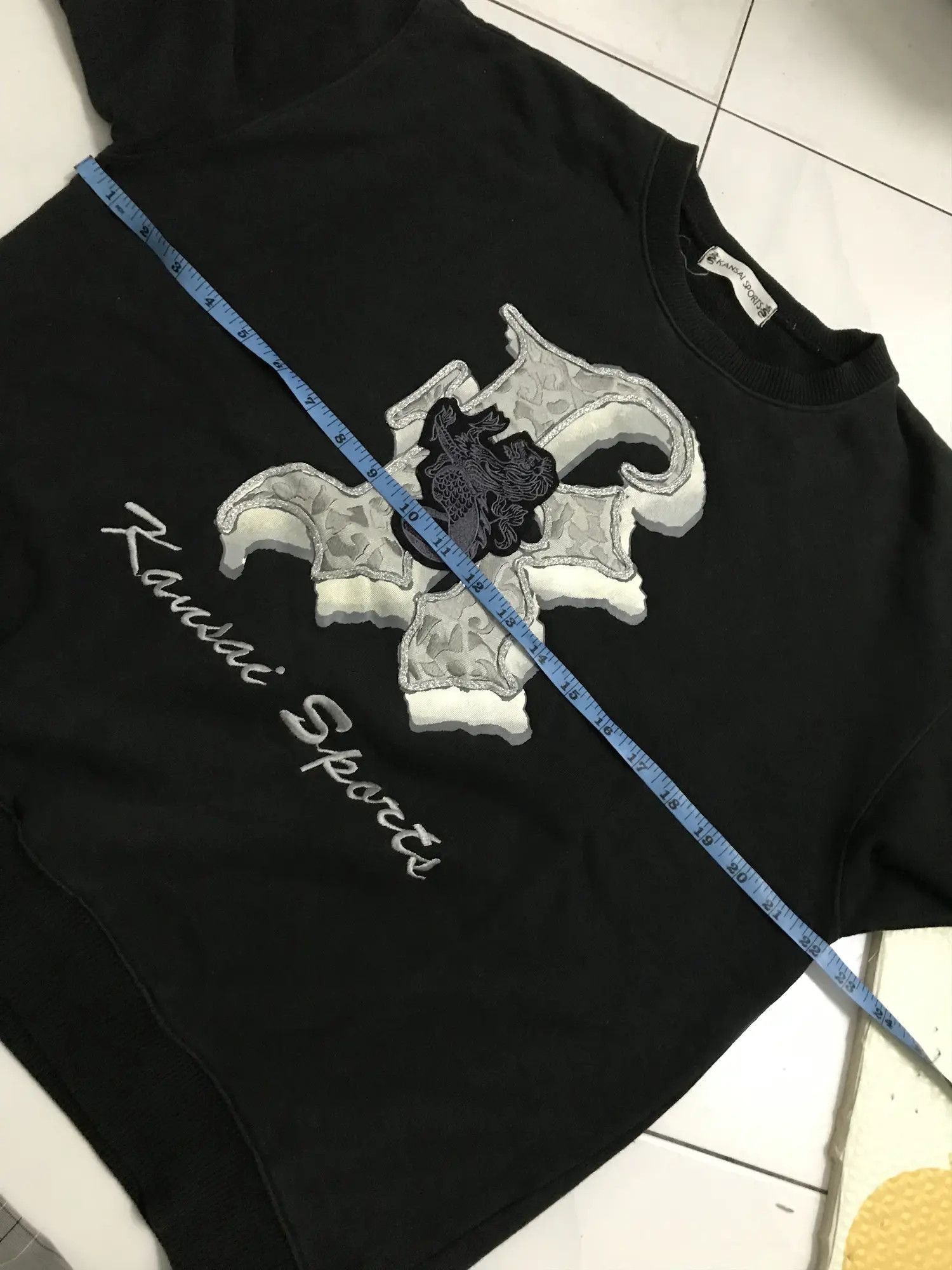 Kansai Yamamoto Yamamoto Big Logo Crew Shirts Size US M / EU 48-50 / 2 - 6 Thumbnail