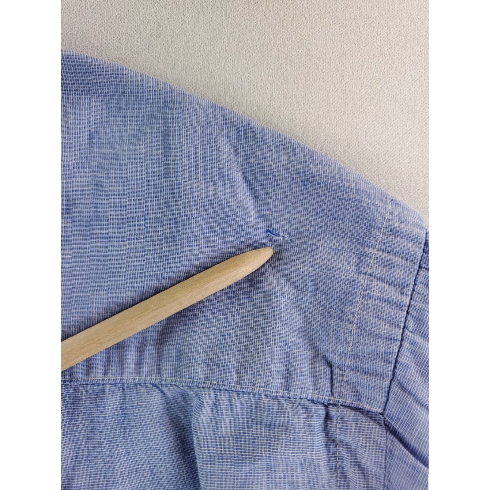 Brooks Brothers Brooks Brothers Shirt Makers Button Up Light Weight Blue Made USA Mens 17.5-6 XL Long Sleeve Shirt Mens Blue 17.5-6 Size US XL / EU 56 / 4 - 3 Thumbnail