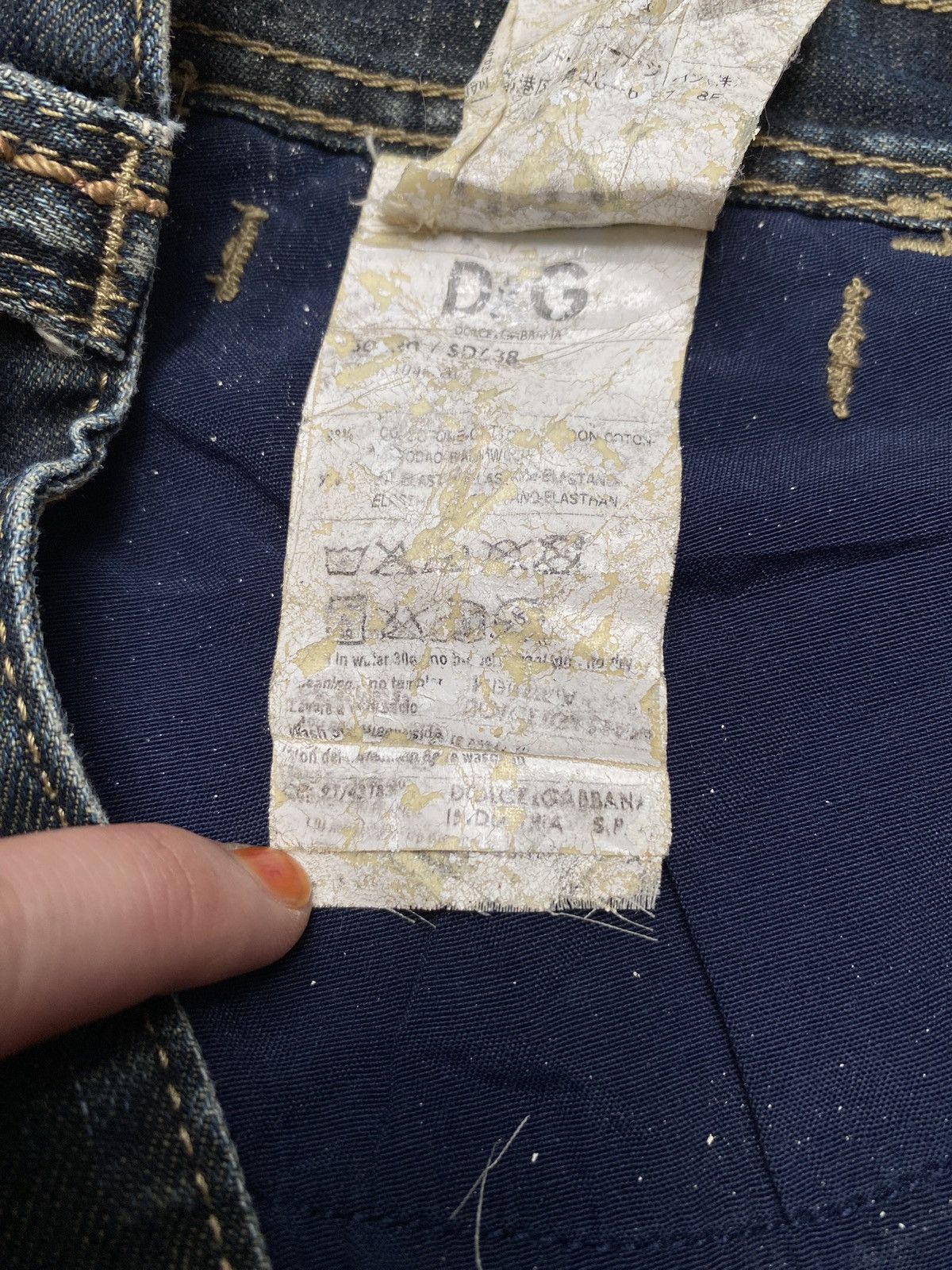 Dolce & Gabbana Vintage Brand Dolce & Gabbana Jeans 2000s Size US 33 - 10 Thumbnail