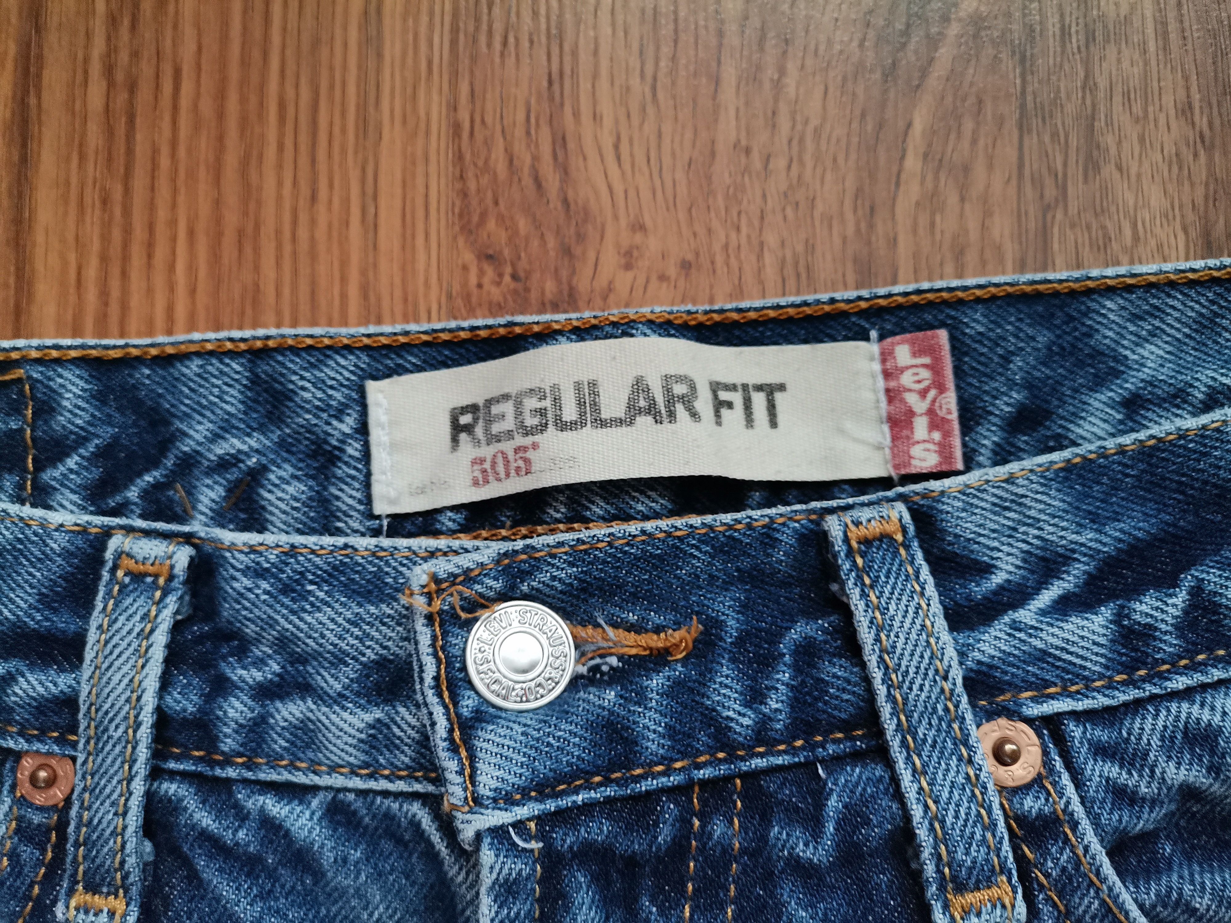 Levi's Vintage Levi's 505 Distressed Japan Archival Washed Jeans Size US 30 / EU 46 - 2 Thumbnail
