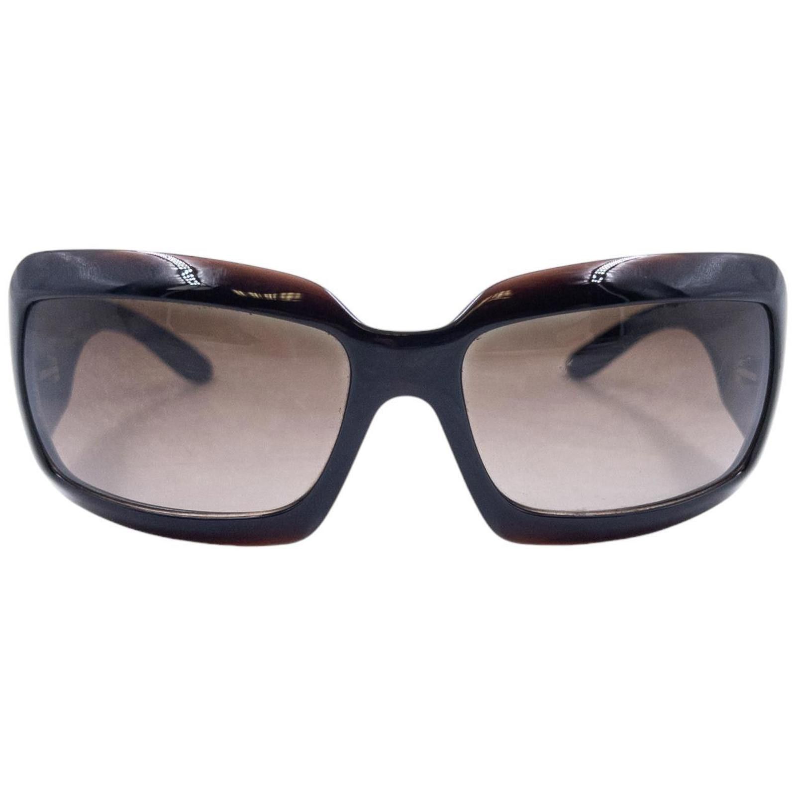 Chanel Vintage Chanel Crocodile Logo Sunglasses Size ONE SIZE - 2 Thumbnail