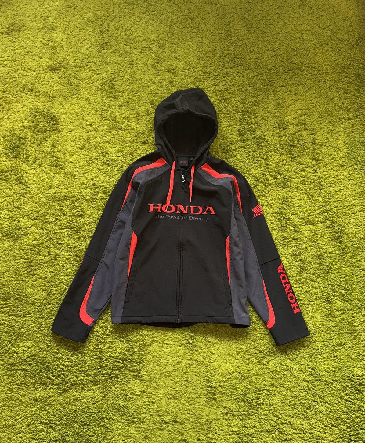 Honda Honda 2000s vintage hooded racing jacket Y2K Size US L / EU 52-54 / 3 - 1 Thumbnail