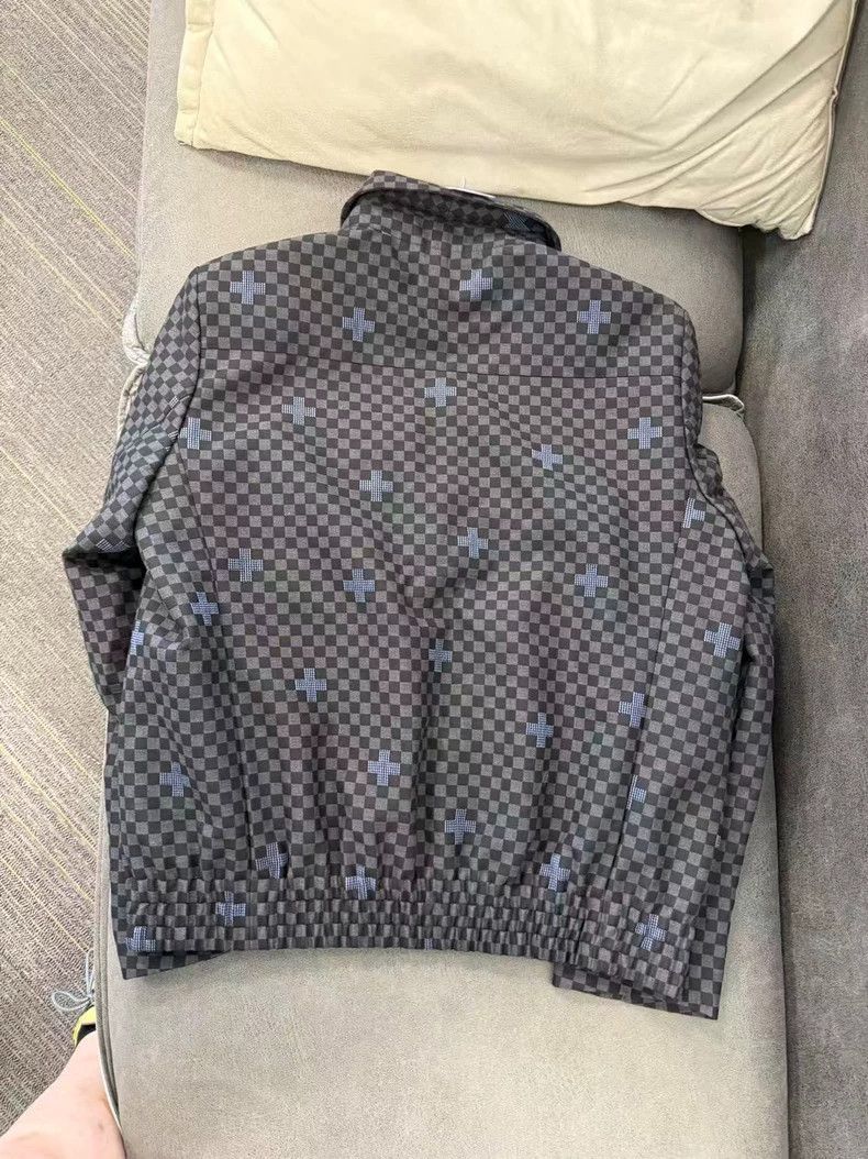 Louis Vuitton Louis Vuitton Plaid checkerboard lapel jacket Size US L / EU 52-54 / 3 - 2 Thumbnail
