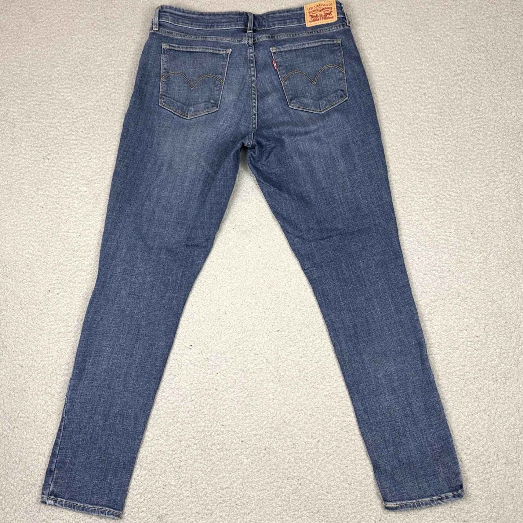 Levi's VINTAGE Levi's 711 Jeans Mens 32x30 Blue Denim Skinny 5-Pocket Design Stretch Comfort Size US 32 / EU 48 - 5 Thumbnail