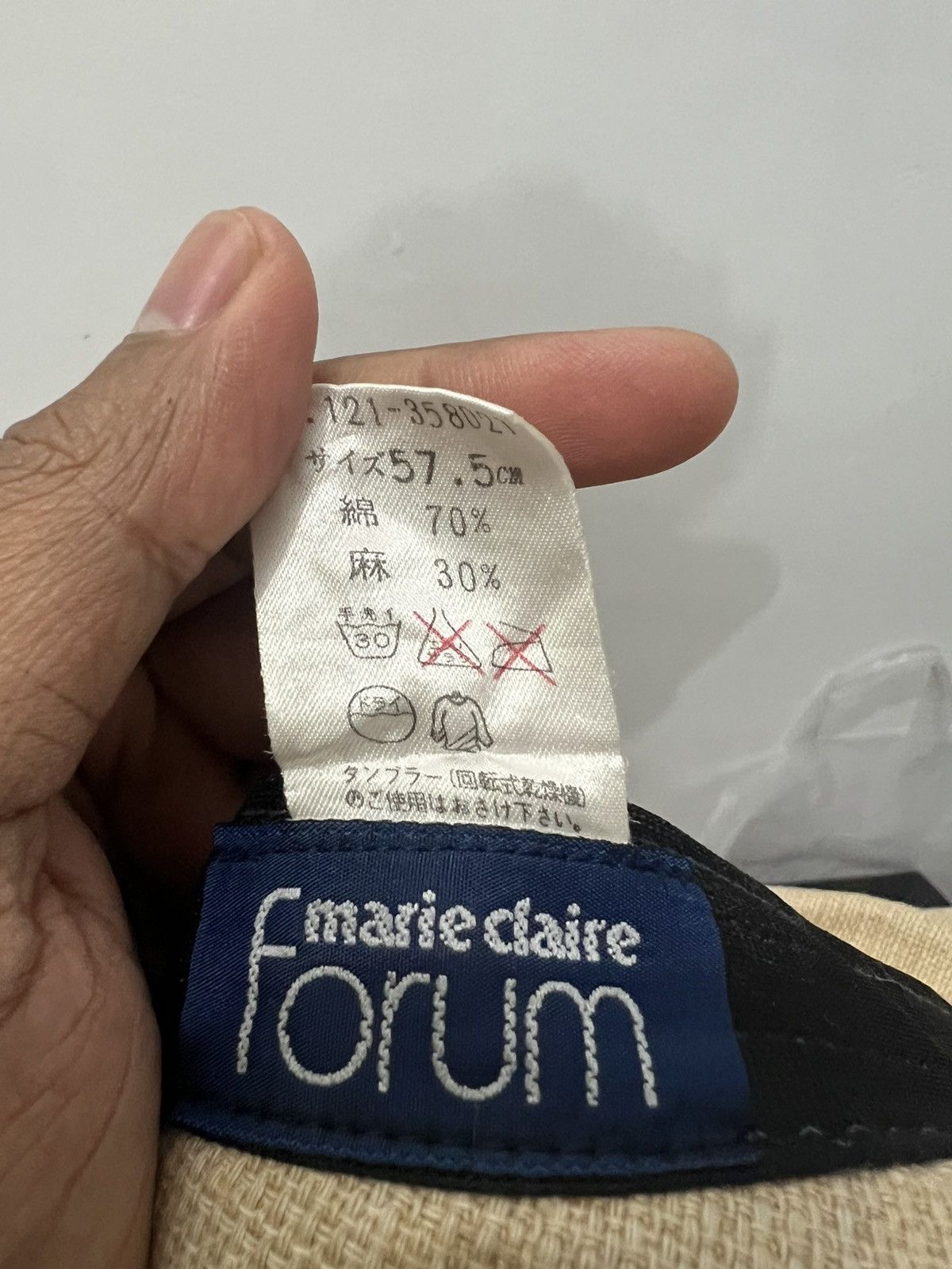 Japanese Brand Marie Clarie Forum Japan Bucket Hat Size ONE SIZE - 12 Thumbnail