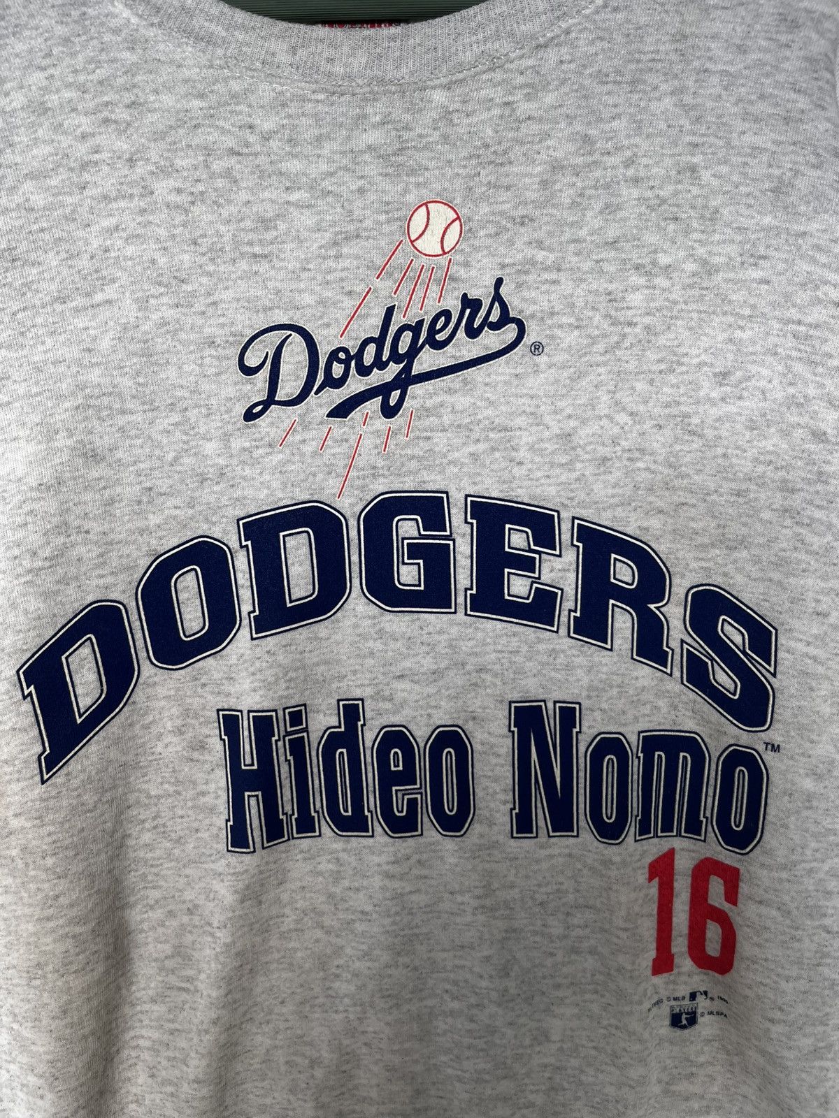 MLB Vintage 90s Hideo Nomo Sweatshirt Size US L / EU 52-54 / 3 - 3 Thumbnail