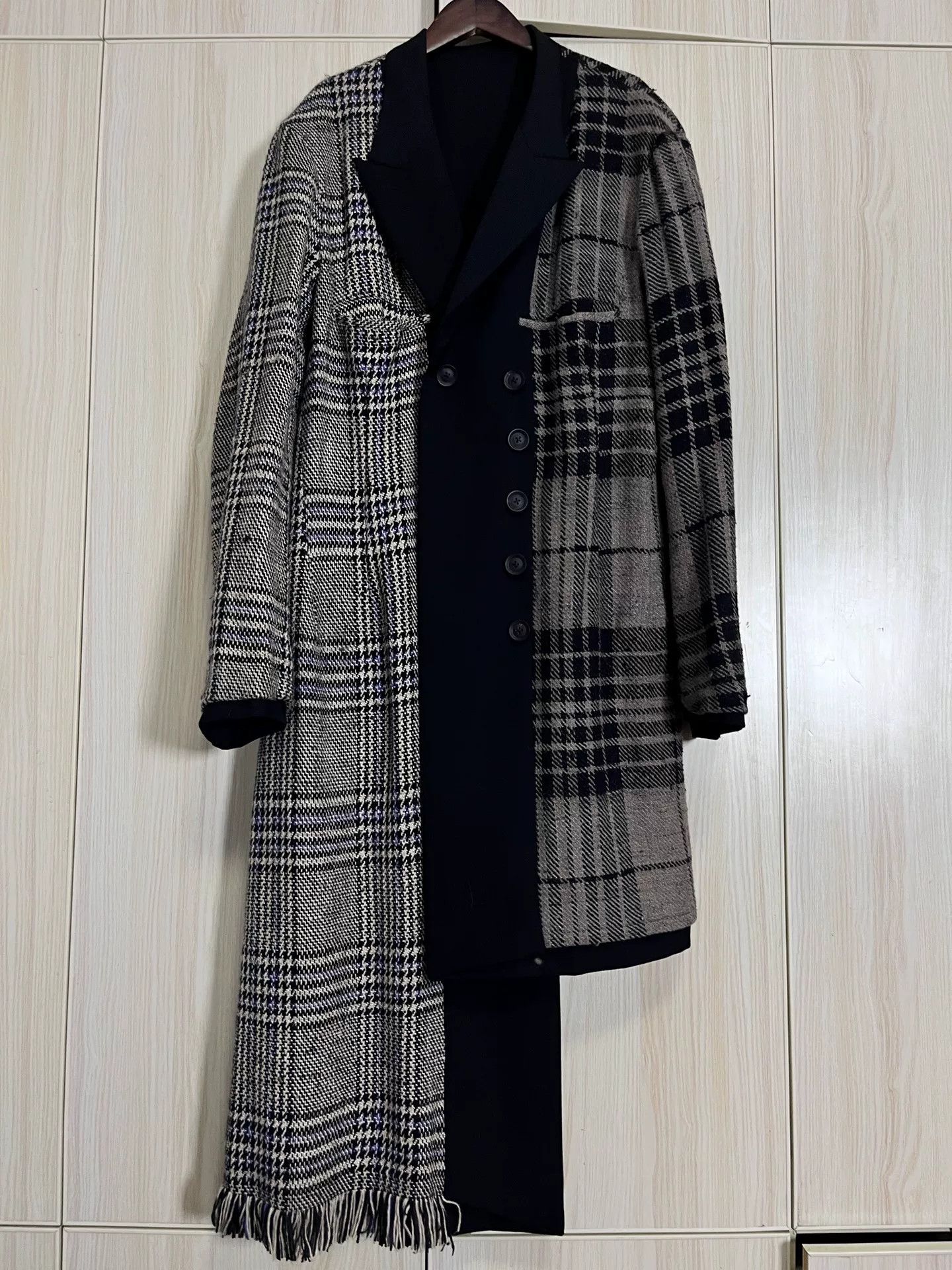 Yohji Yamamoto Yohji Yamamoto Double-Breasted Coat Size XL / US 12-14 / IT 48-50 - 1 Thumbnail