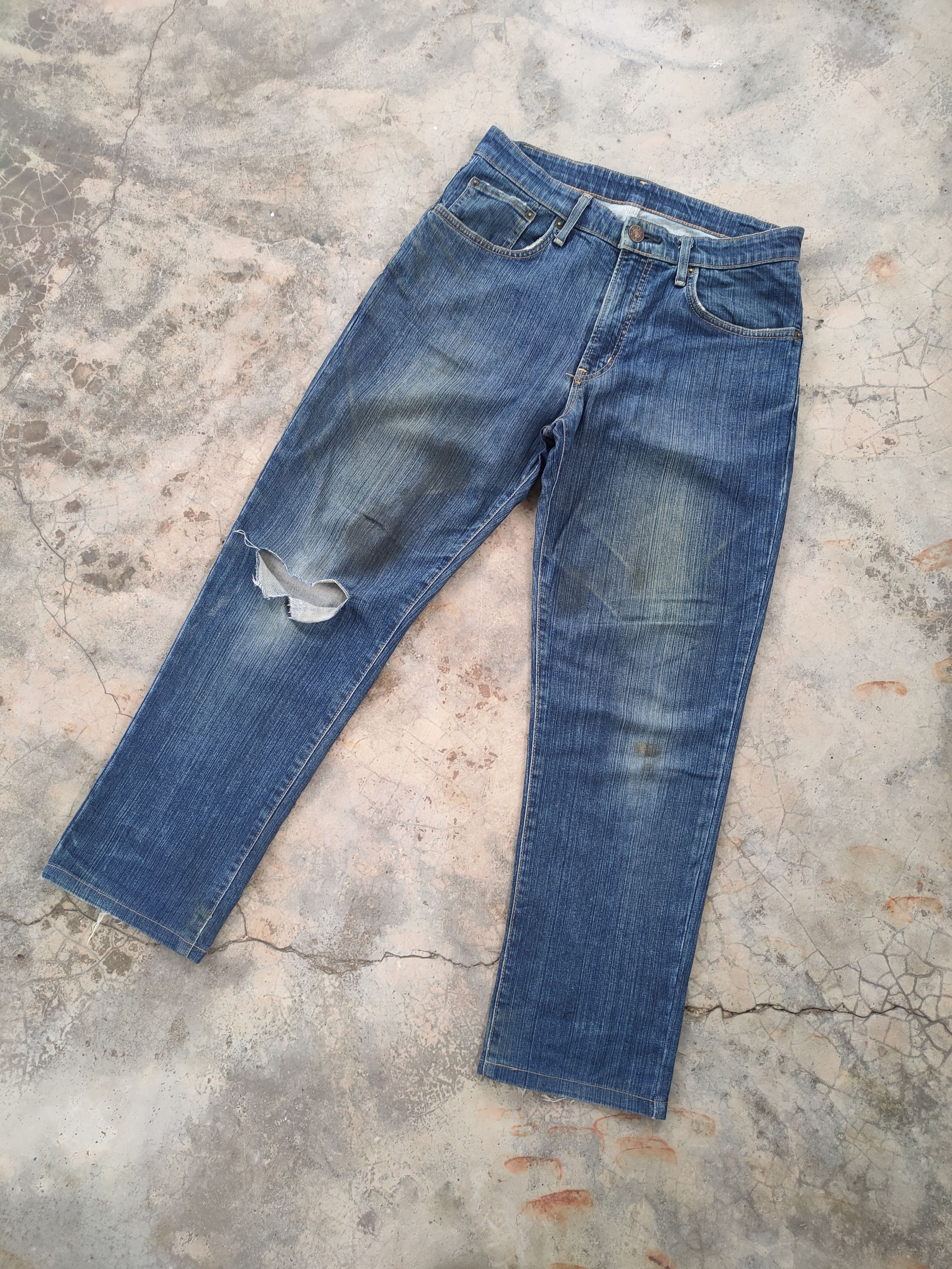 Edwin W32 VINTAGE EDWIN RUSTY FADED DISTRESSED JEAN DENIM PANTS Size US 32 / EU 48 - 2 Thumbnail