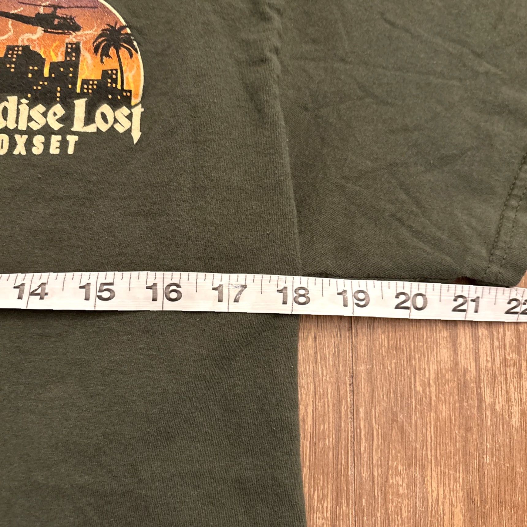 Paradise Paradise Lost Boxset T-Shirt Green Size M Grim Reaper Men Rock Poem Shirts Size US M / EU 48-50 / 2 - 6 Thumbnail