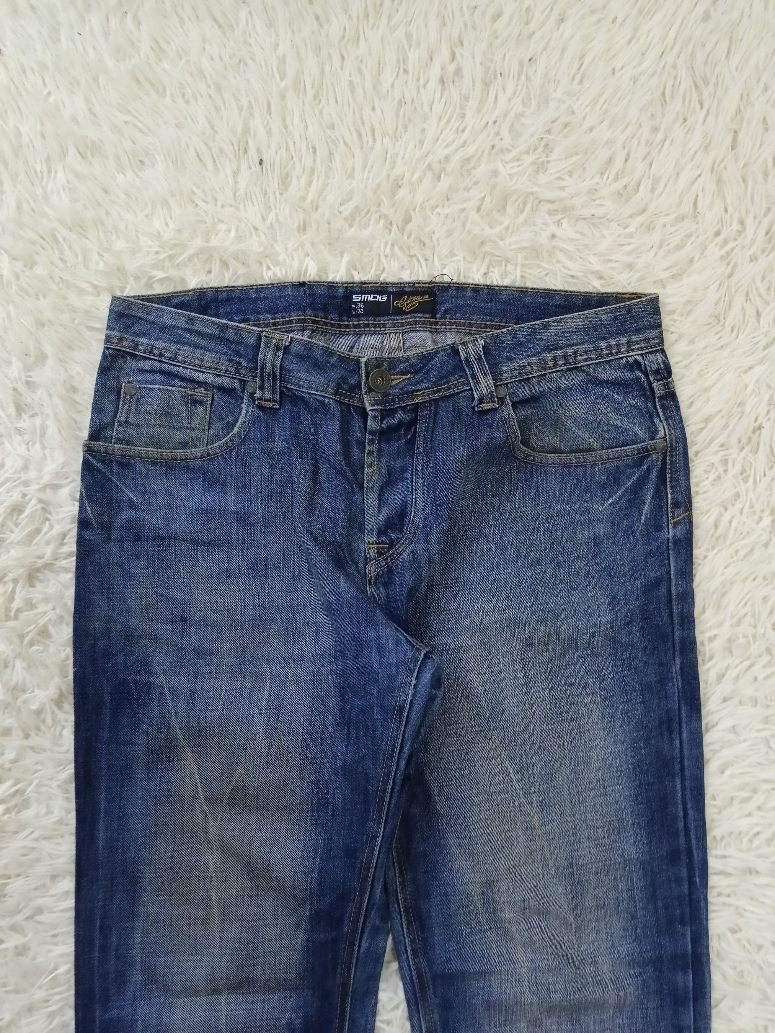 Japanese Brand FLARE SMOG DENIM PANTS Size US 36 / EU 52 - 3 Thumbnail