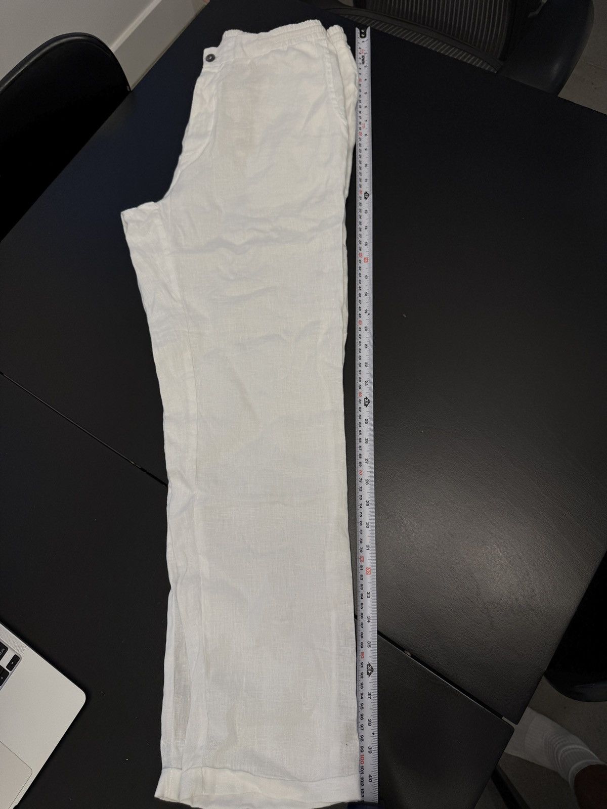 Alpha Studio Pure Linen Pull-On Pants Size US 34 / EU 50 - 8 Thumbnail