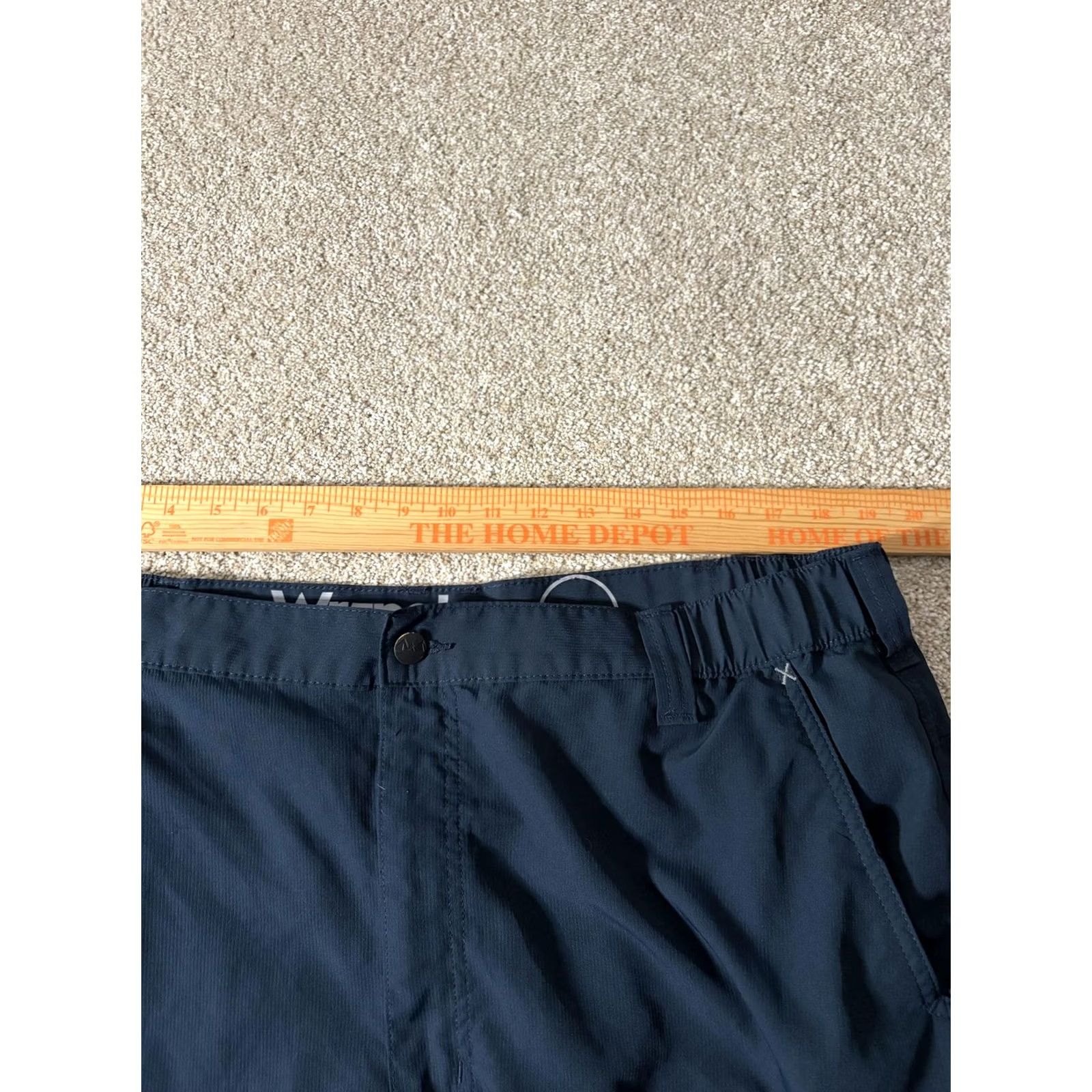 Wrangler Wrangler Shorts Mens 40 Blue Hiking Elastic Waist Lightweight Zip Pocket Outdoor Size US 40 / EU 56 - 4 Thumbnail