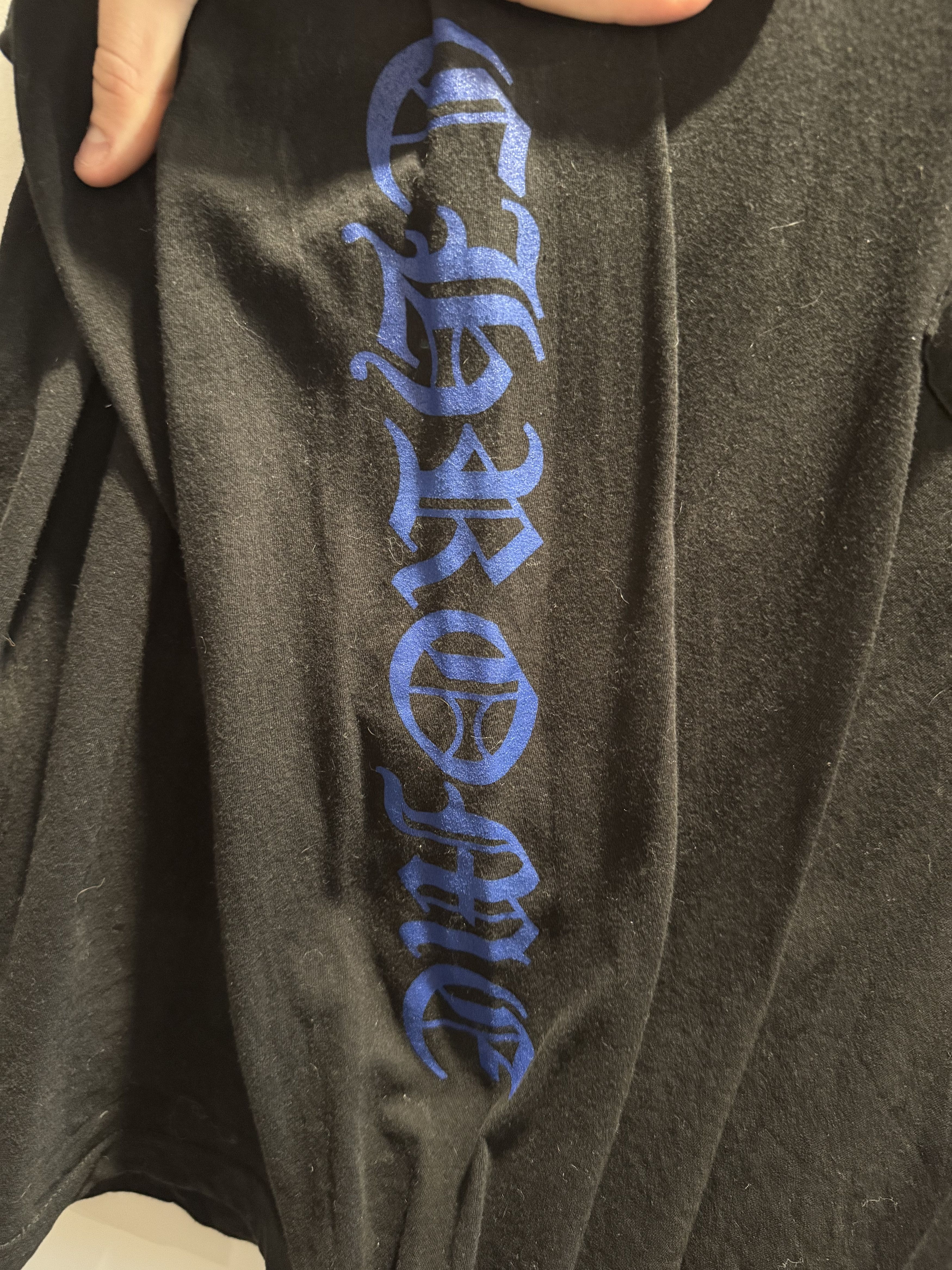 Chrome Hearts Chrome Hearts Blue Neck Spellout L/S Size US XL / EU 56 / 4 - 8 Thumbnail