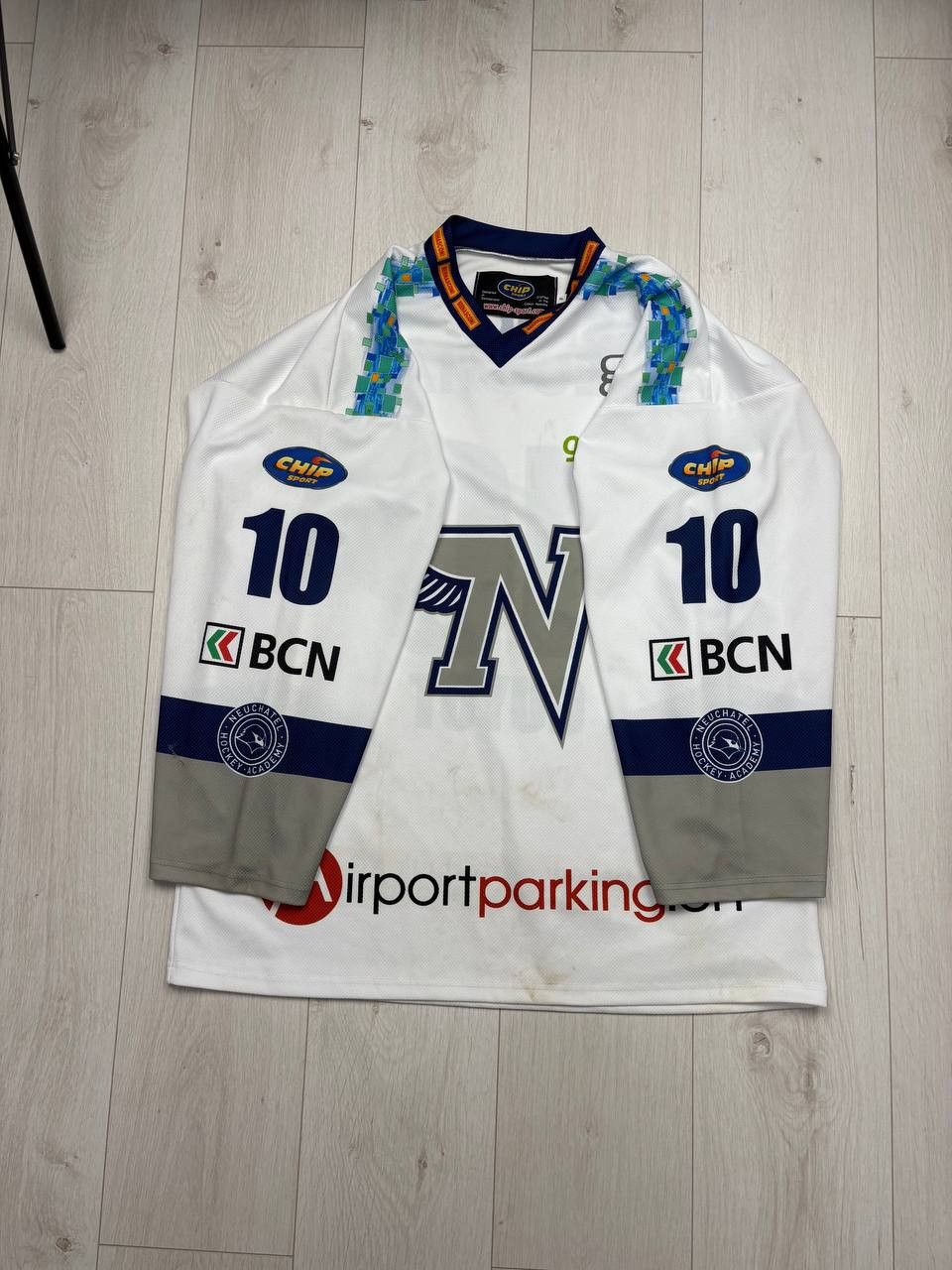 NHL Vintage Neuchatel Hockey Jersey #10 GUYOT Size US XL / EU 56 / 4 - 3 Thumbnail