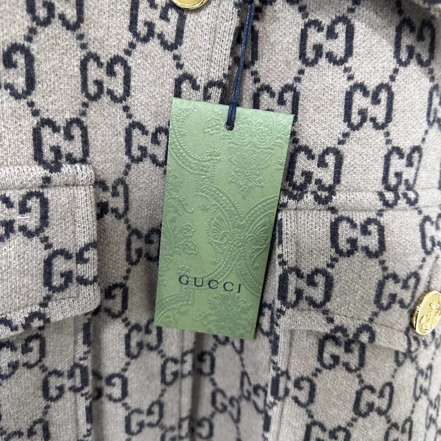 Gucci GUCCI GG Monogram Full Print Cape Gold Buttons M Size M / US 6-8 / IT 42-44 - 4 Thumbnail