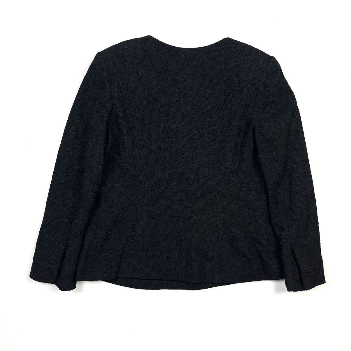 Celine Celine Vintage Luxury Wool Blazer Jacket Archival Black Size L / US 10 / IT 46 - 6 Thumbnail