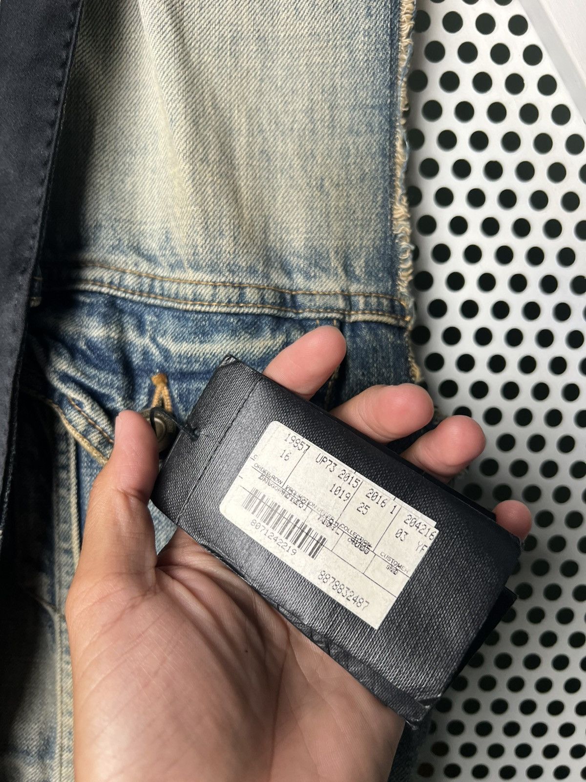 Hedi Slimane × Saint Laurent Paris SS16 Saint Laurent by Hedi Slimane Distressed Denim Vest Size US XS / EU 42 / 0 - 7 Thumbnail