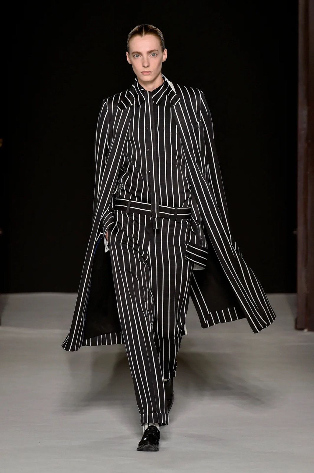 Haider Ackermann Haider Ackermann - SS18 Striped Hand Stitch Blazer Oversized Size XS / US 0-2 / IT 36-38 - 1 Thumbnail