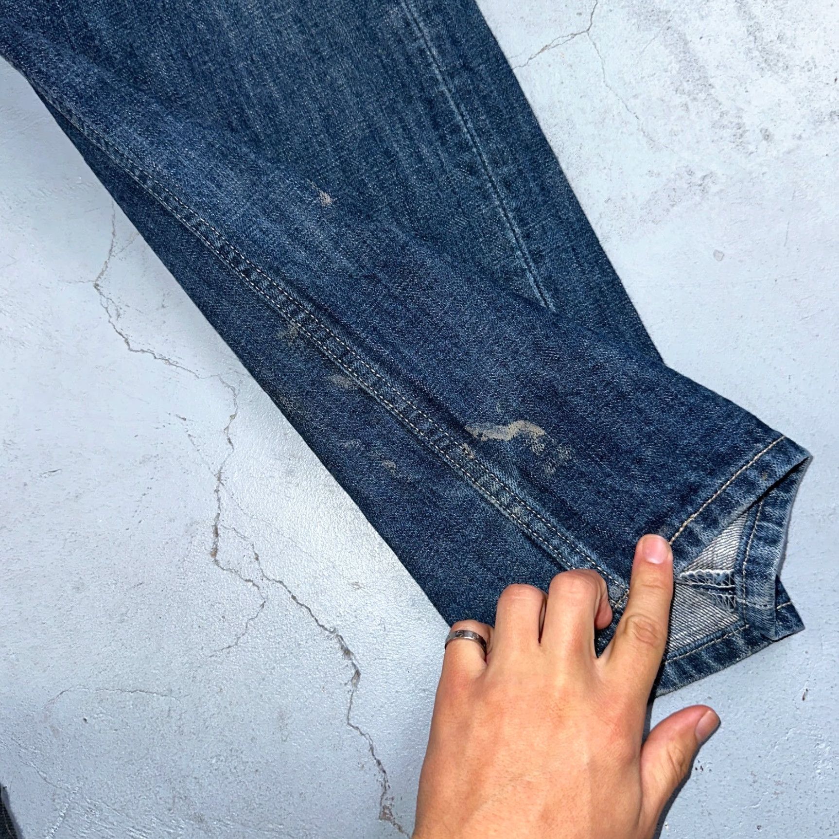 Levi's VINTAGE Levi's 501 Straight Jeans Blue 38x32 Regular Regular Men 90s Denim Levi's 501 Series 5-Pocket Design Wool? No. Size US 38 / EU 54 - 5 Thumbnail
