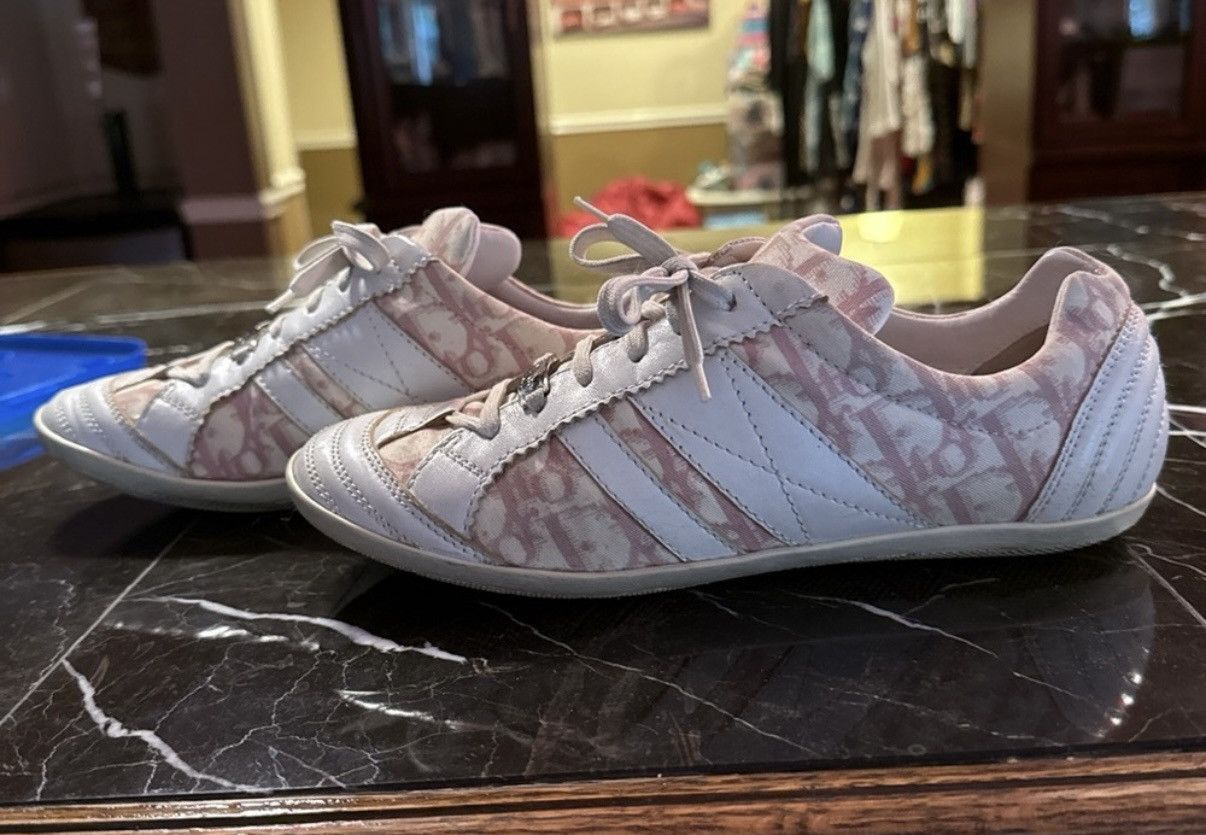 Dior Y2K Dior size 38.5 FR “girly collection” monogram sneakers Size US 7.5 / IT 37.5 - 5 Thumbnail
