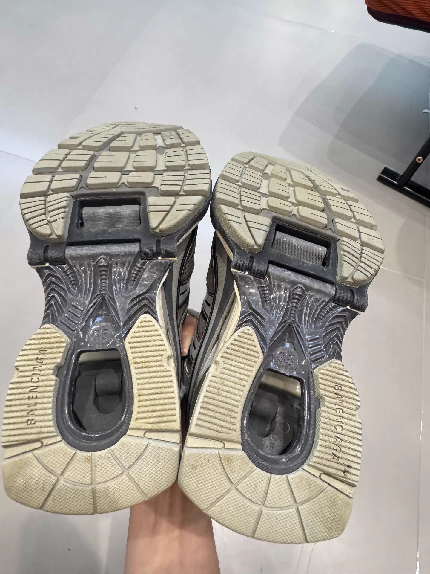 Balenciaga Balenciaga x-pander Spring Gray Dad Shoe 35 Size US 4.5 / IT 34.5 - 4 Thumbnail