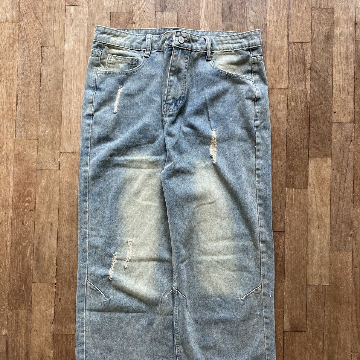Vintage Baggy faded jeans Size US 32 / EU 48 - 4 Thumbnail