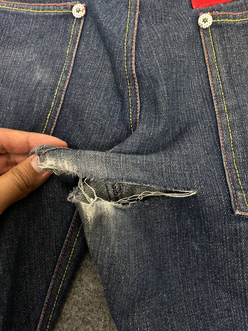 Xlarge xlarge selvedge distressed denim nice design Size US 35 - 5 Thumbnail