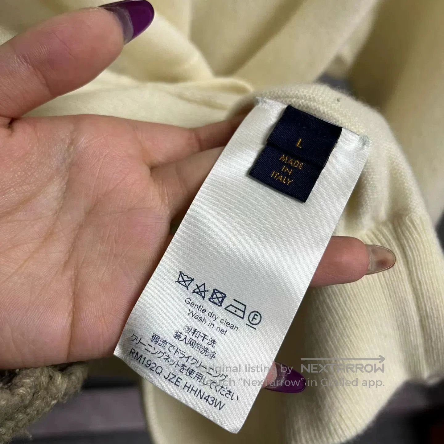 Louis Vuitton Louis Vuitton White Cashmere Blend Hooded Knit. Size US L / EU 52-54 / 3 - 3 Thumbnail