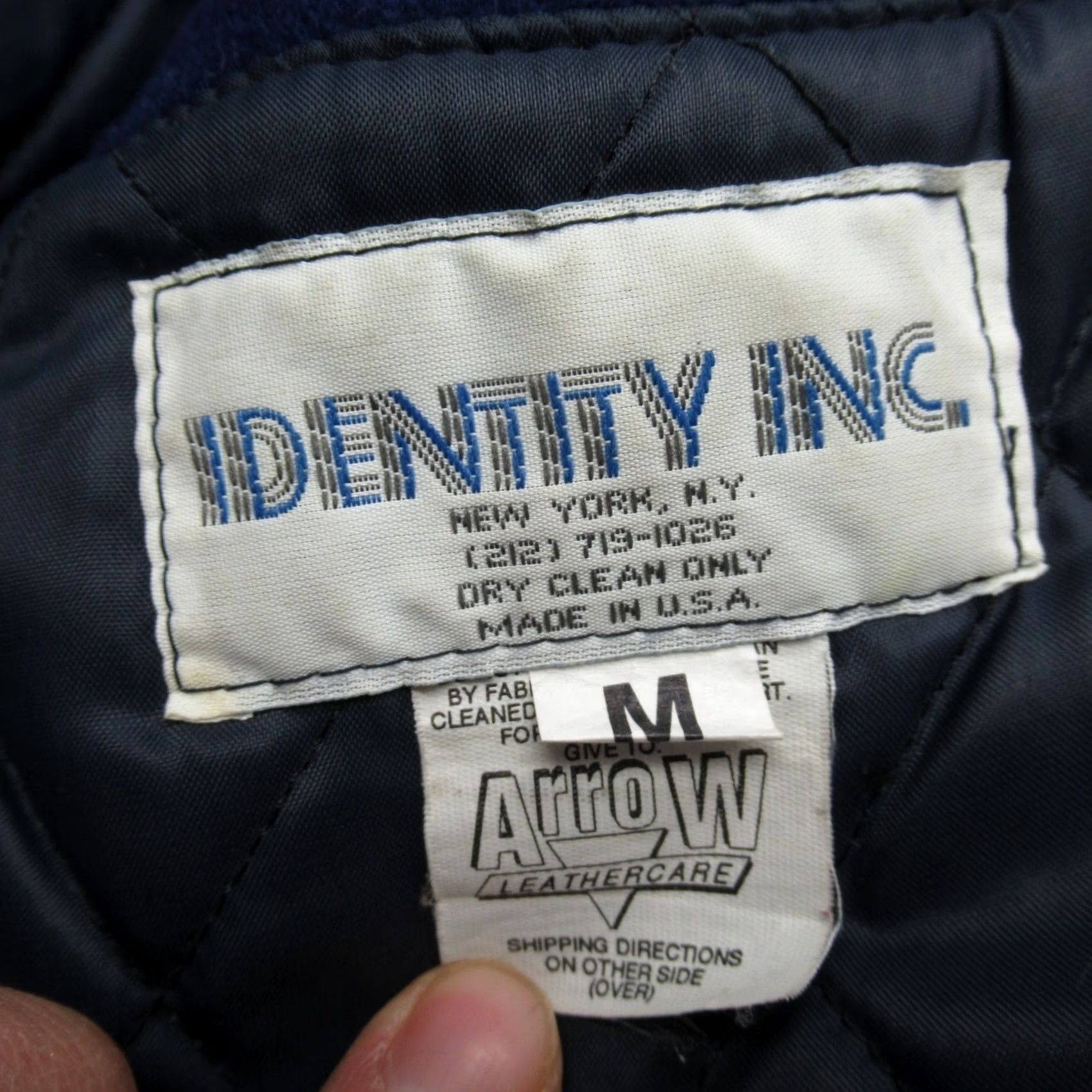 Thrasher Vintage Showtime Boxing Leather Jacket Mens Medium Blue Quilted USA Thrashed Size US M / EU 48-50 / 2 - 4 Thumbnail