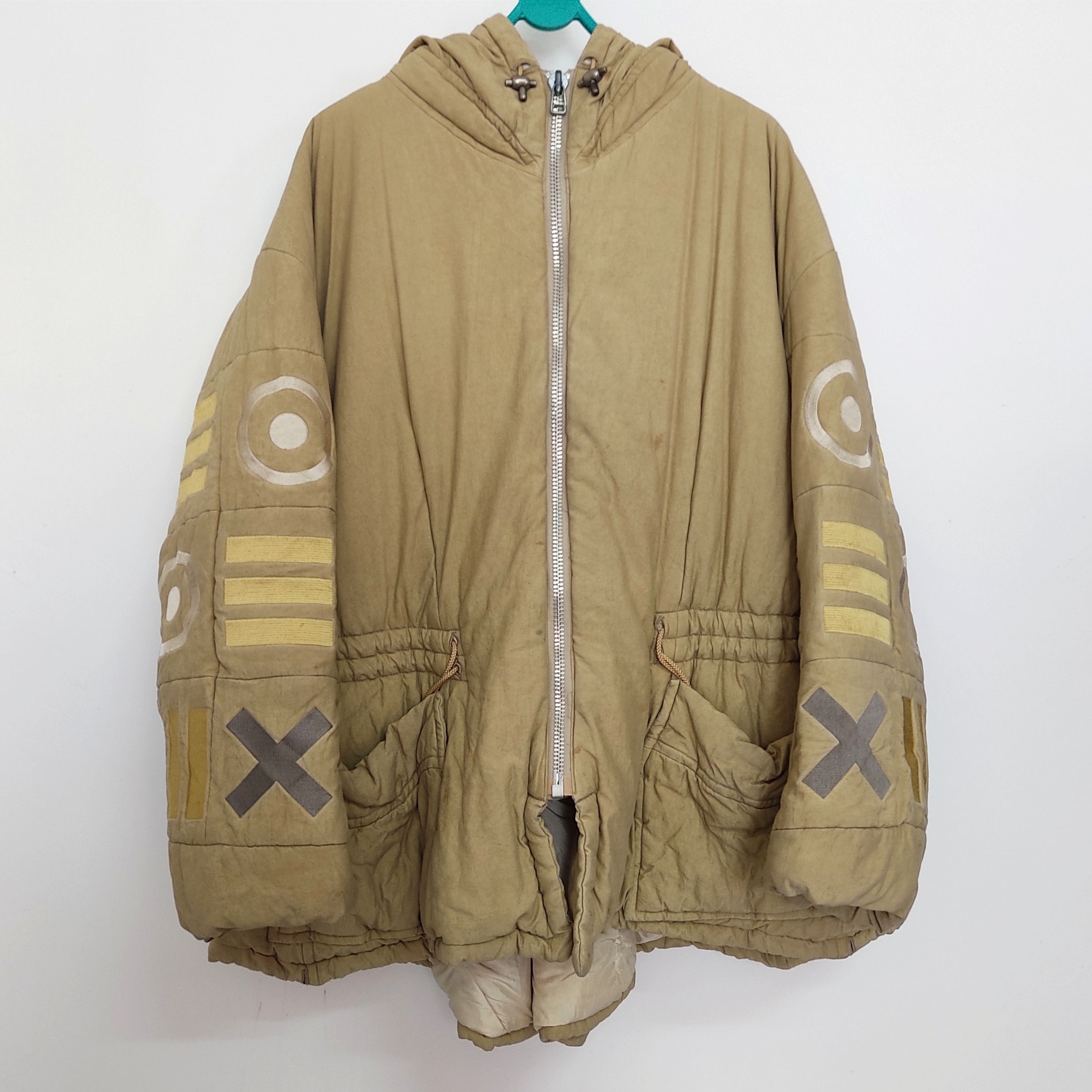 Issey Miyake ISSEY MIYAKE AW1991 IRVING PENN HIEROGLYPH Parka Jacket Size US M / EU 48-50 / 2 - 6 Thumbnail